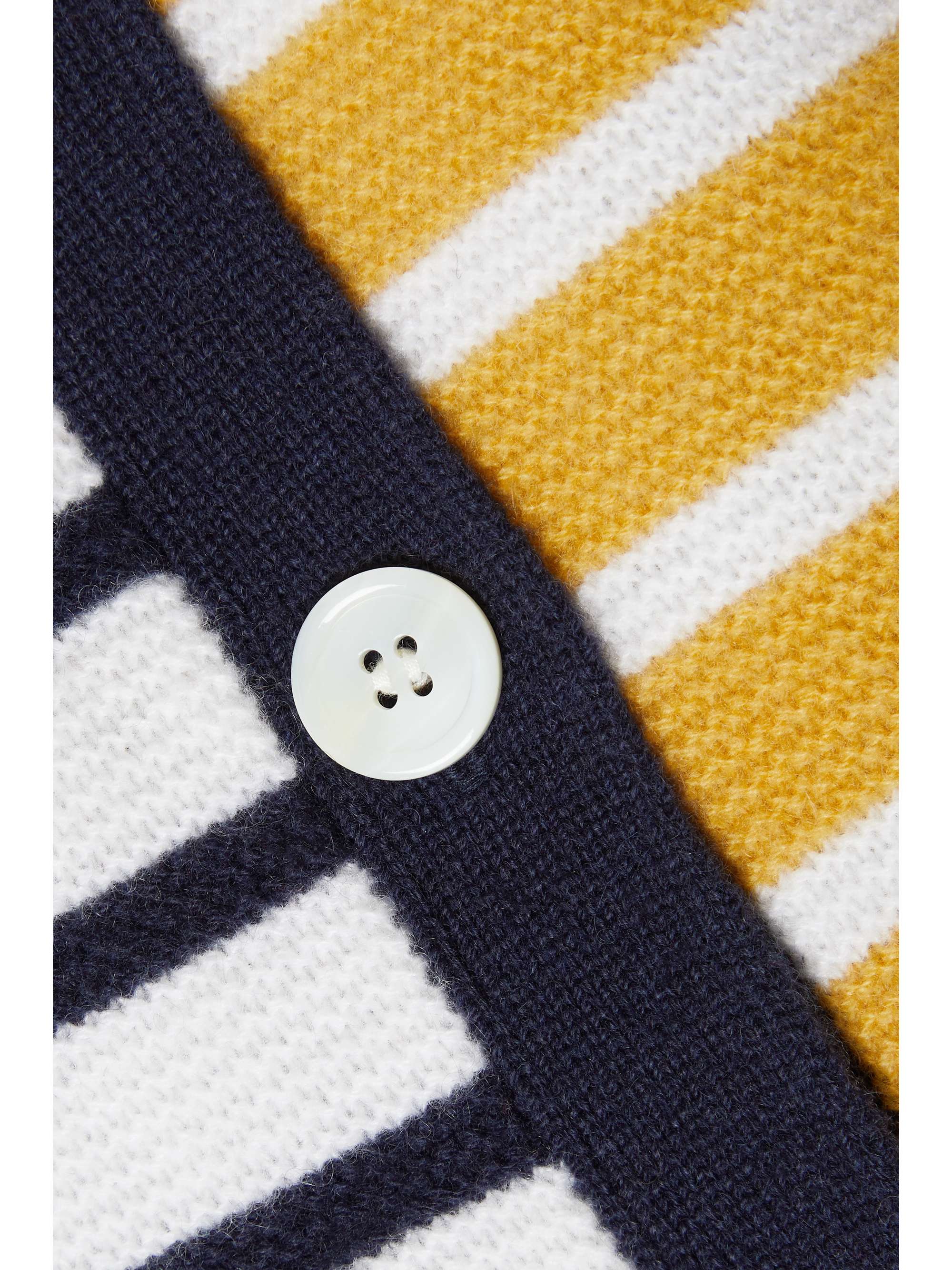 ALEX MILL Striped cashmere cardigan