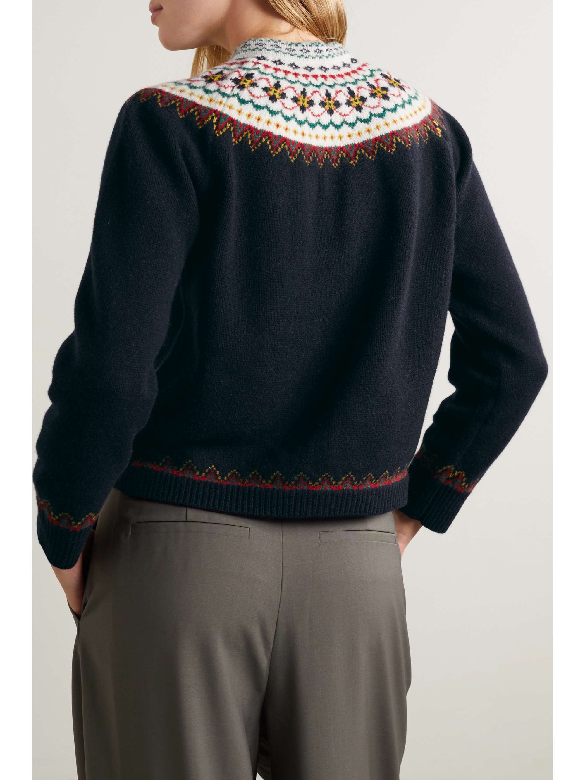ALEX MILL Hilde Fair Isle wool cardigan