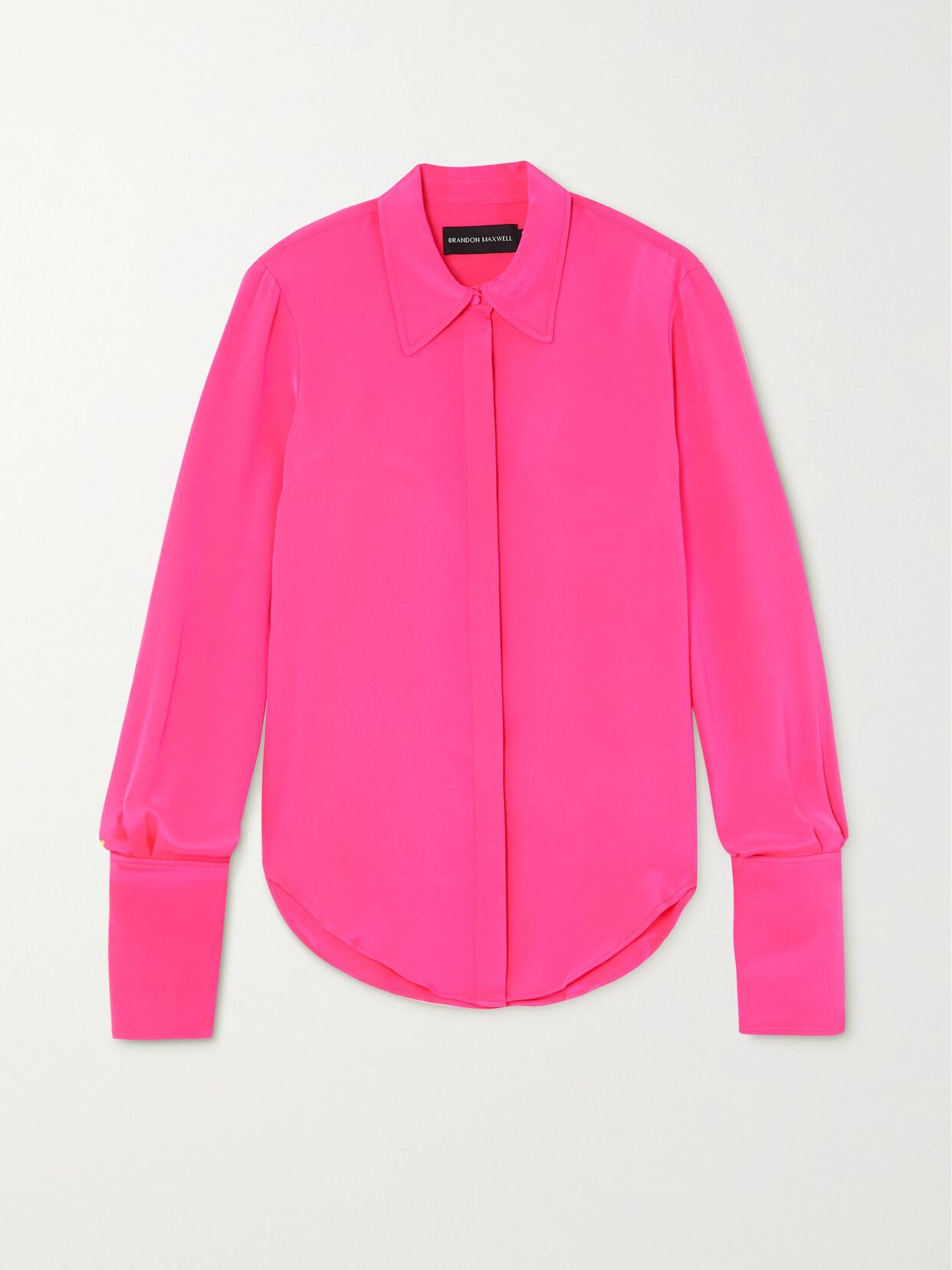 Brandon Maxwell - Silk Shirt - Pink