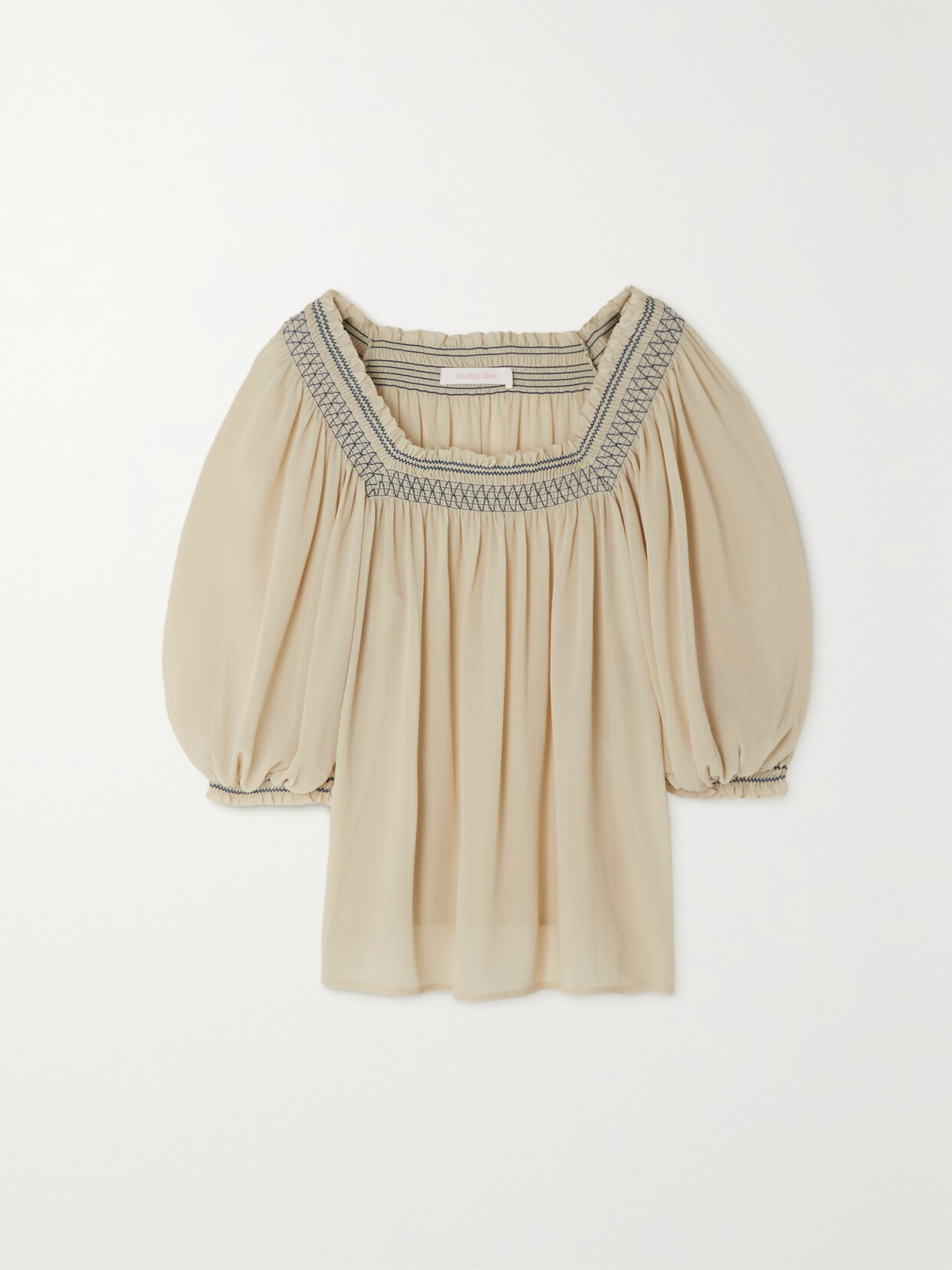 See By Chloé "hoodie 61cm" Jacket In Neutrals