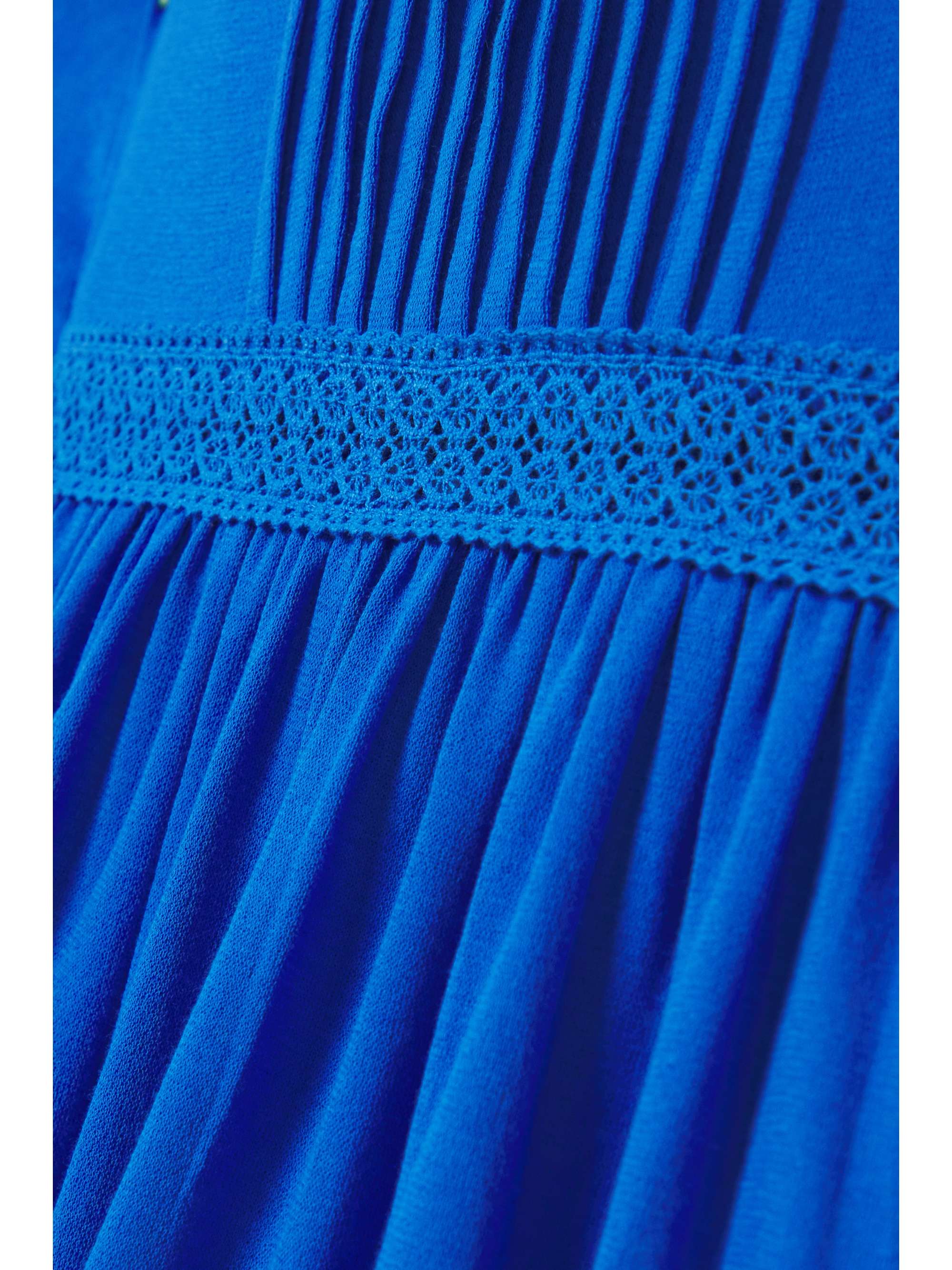 SEE BY CHLOÉ Tiered lace-trimmed cotton maxi dress