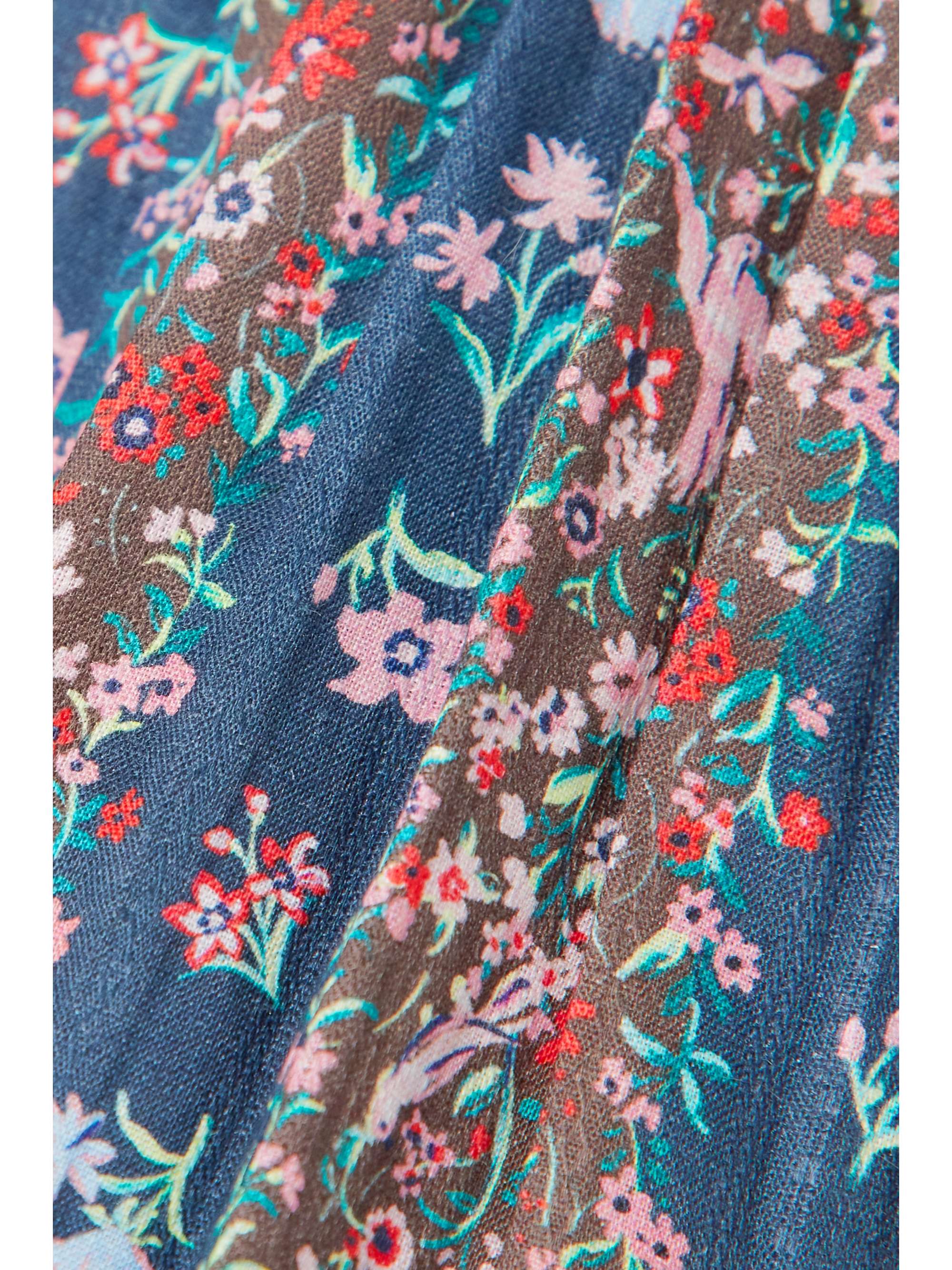 SEE BY CHLOÉ Deva printed linen midi skirt