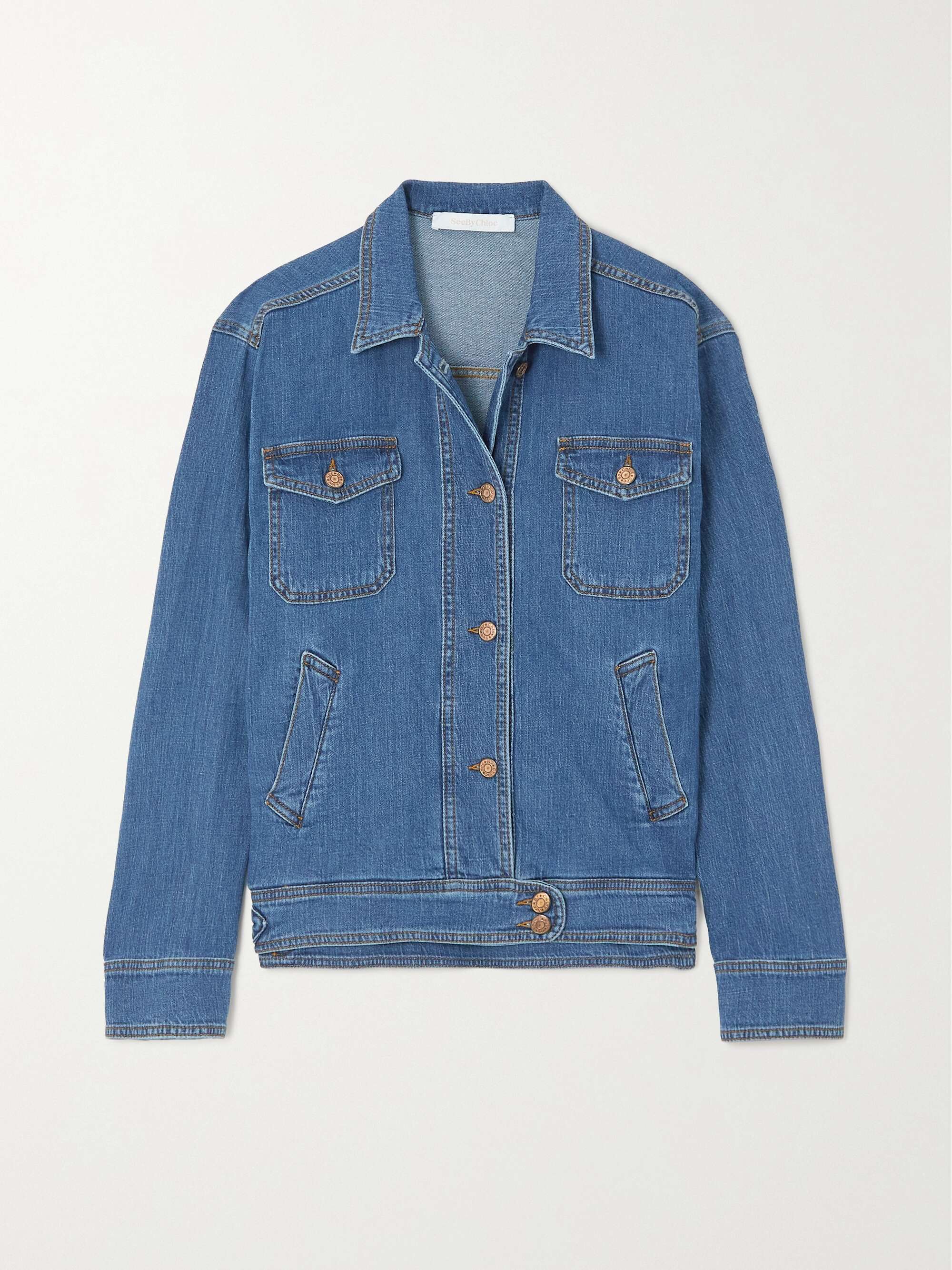 SEE BY CHLO Denim jacket NET A PORTER