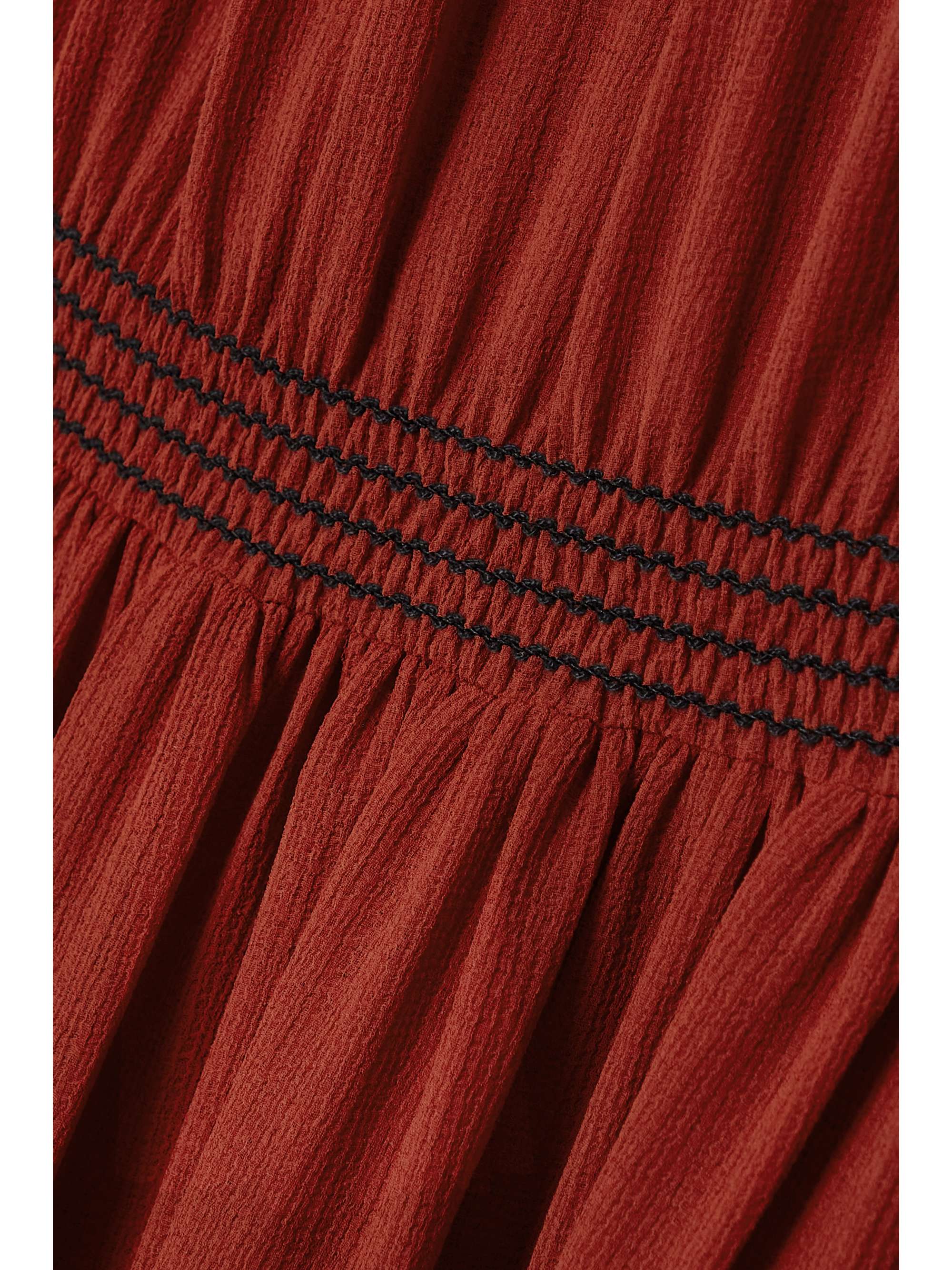 SEE BY CHLOÉ Embroidered georgette maxi dress