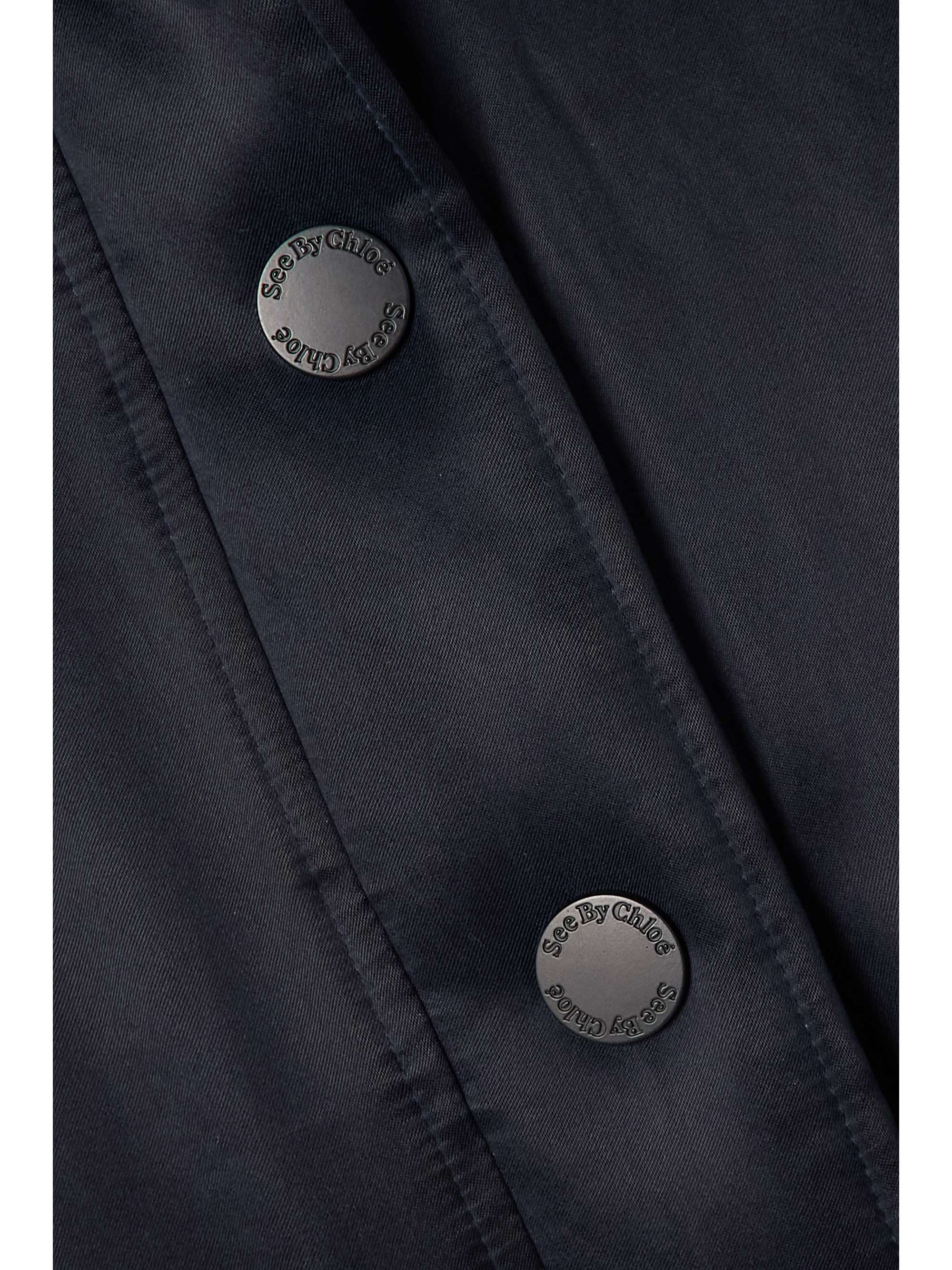 SEE BY CHLOÉ Hooded shell bomber jacket