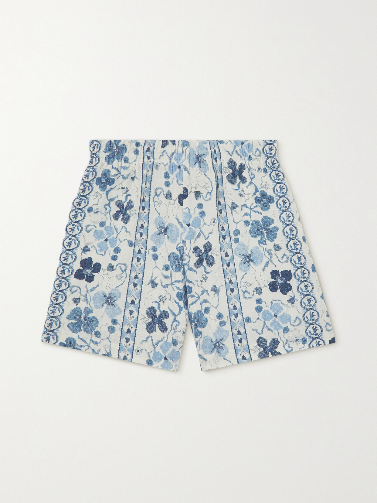 See By Chloé Embroidered Woven Shorts