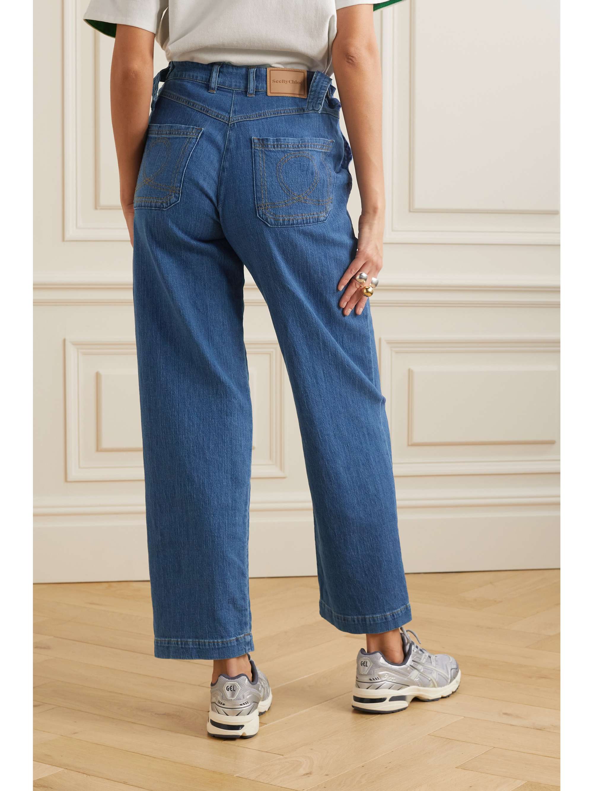 SEE BY CHLOÉ High-rise wide-leg jeans