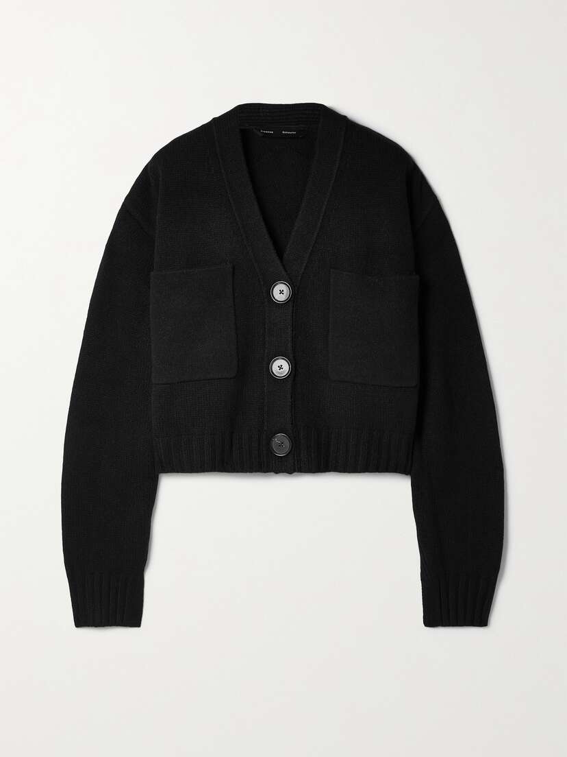 Proenza Schouler Cropped Cashmere-blend Cardigan