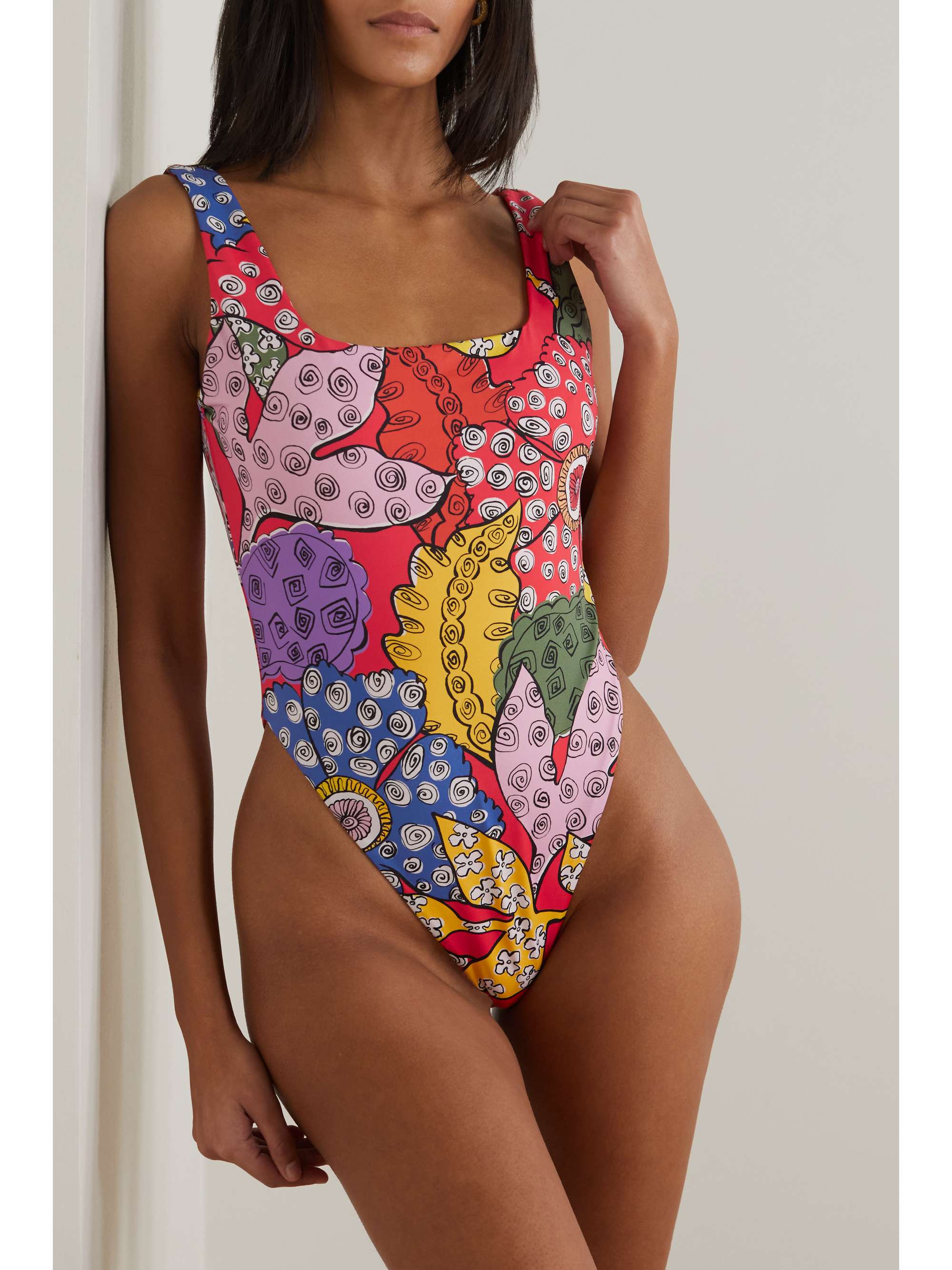 MARA HOFFMAN Idalia printed swimsuit