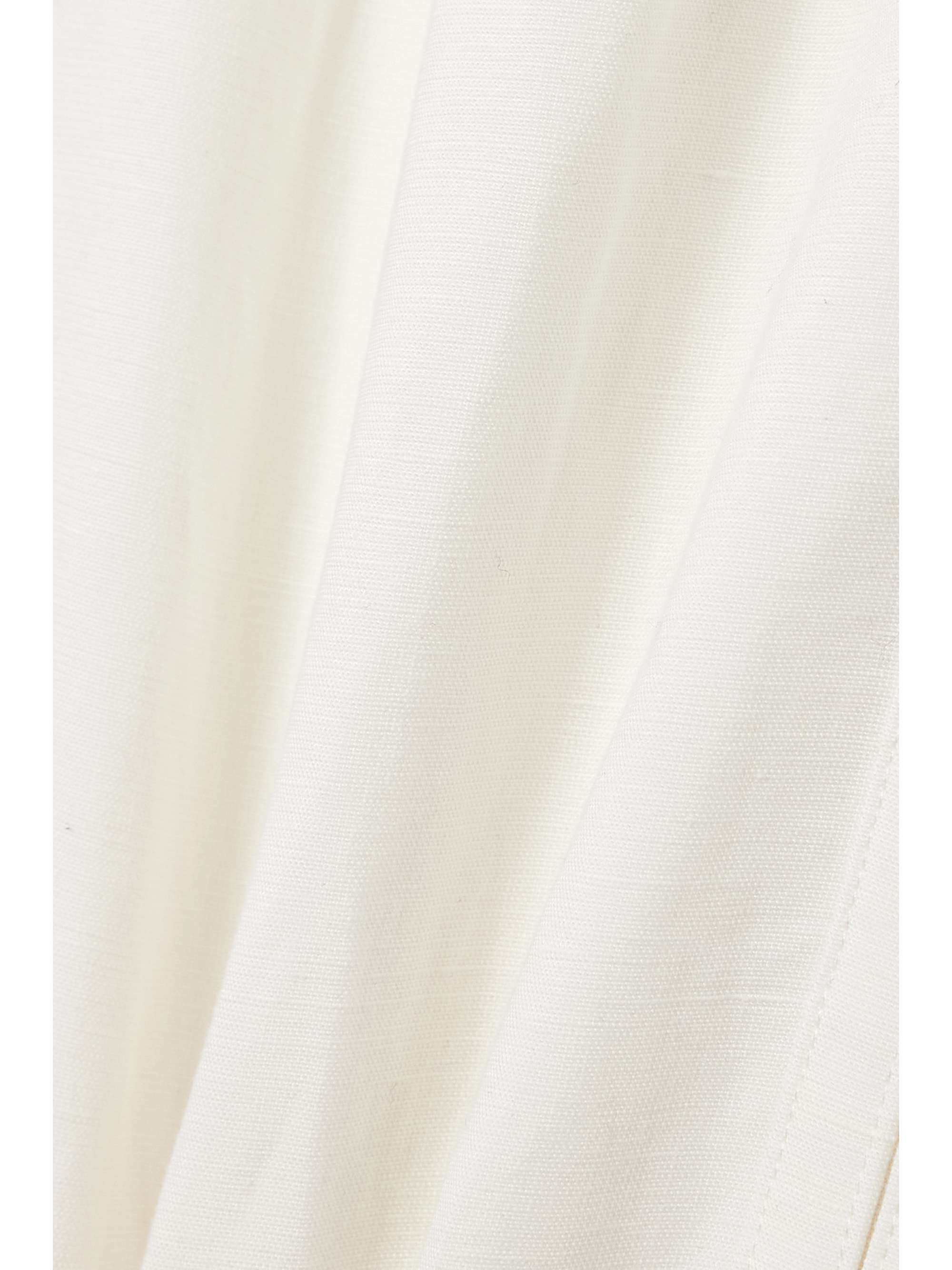 MARA HOFFMAN + NET SUSTAIN Leonara schulterfreies Midikleid aus einer Mischung aus Tencel™ Lyocell und Leinen
