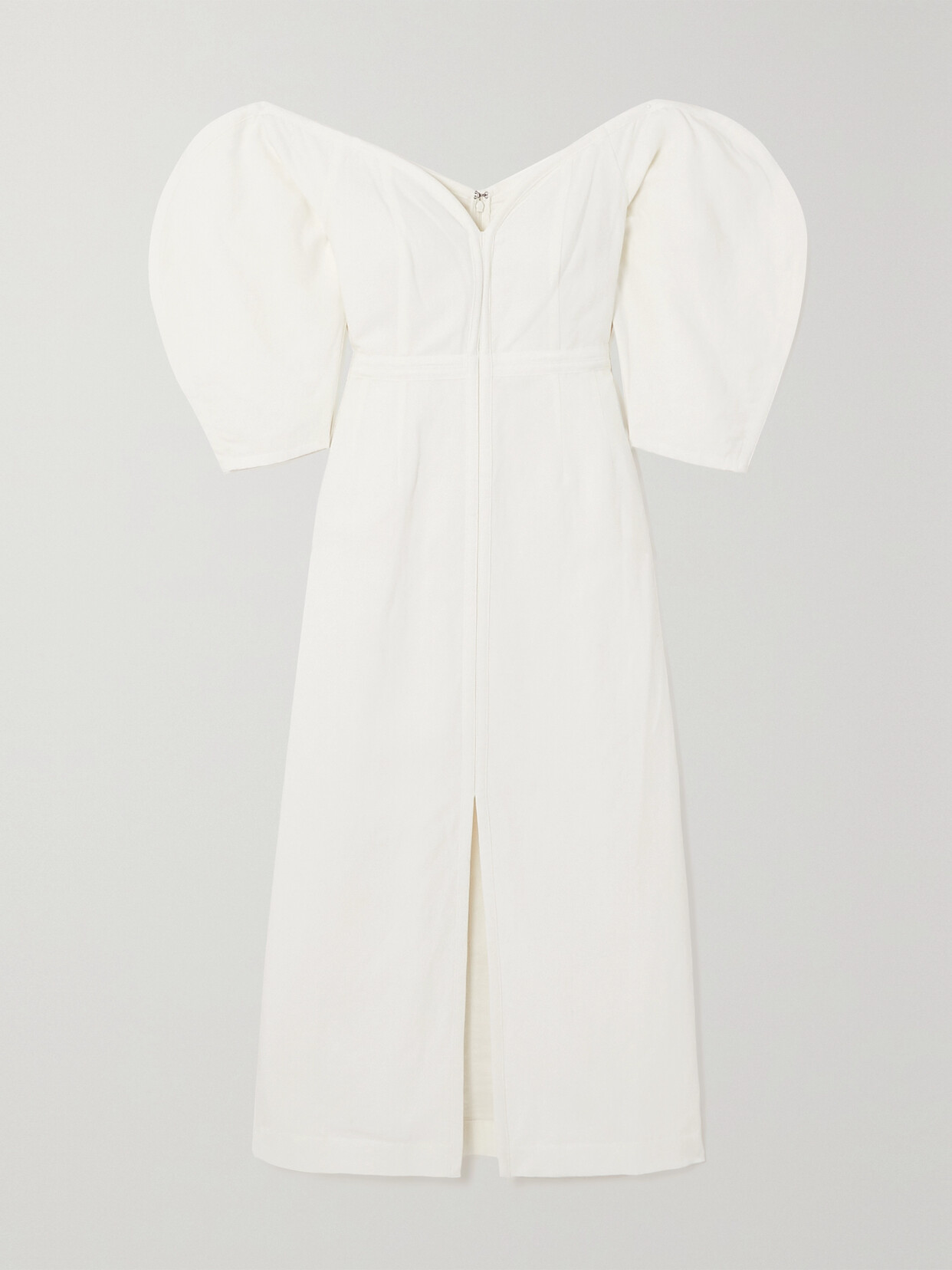 Mara Hoffman - + Net Sustain Leonara Off-the-shoulder Tencel Lyocell And Linen-blend Midi Dress - Ivory