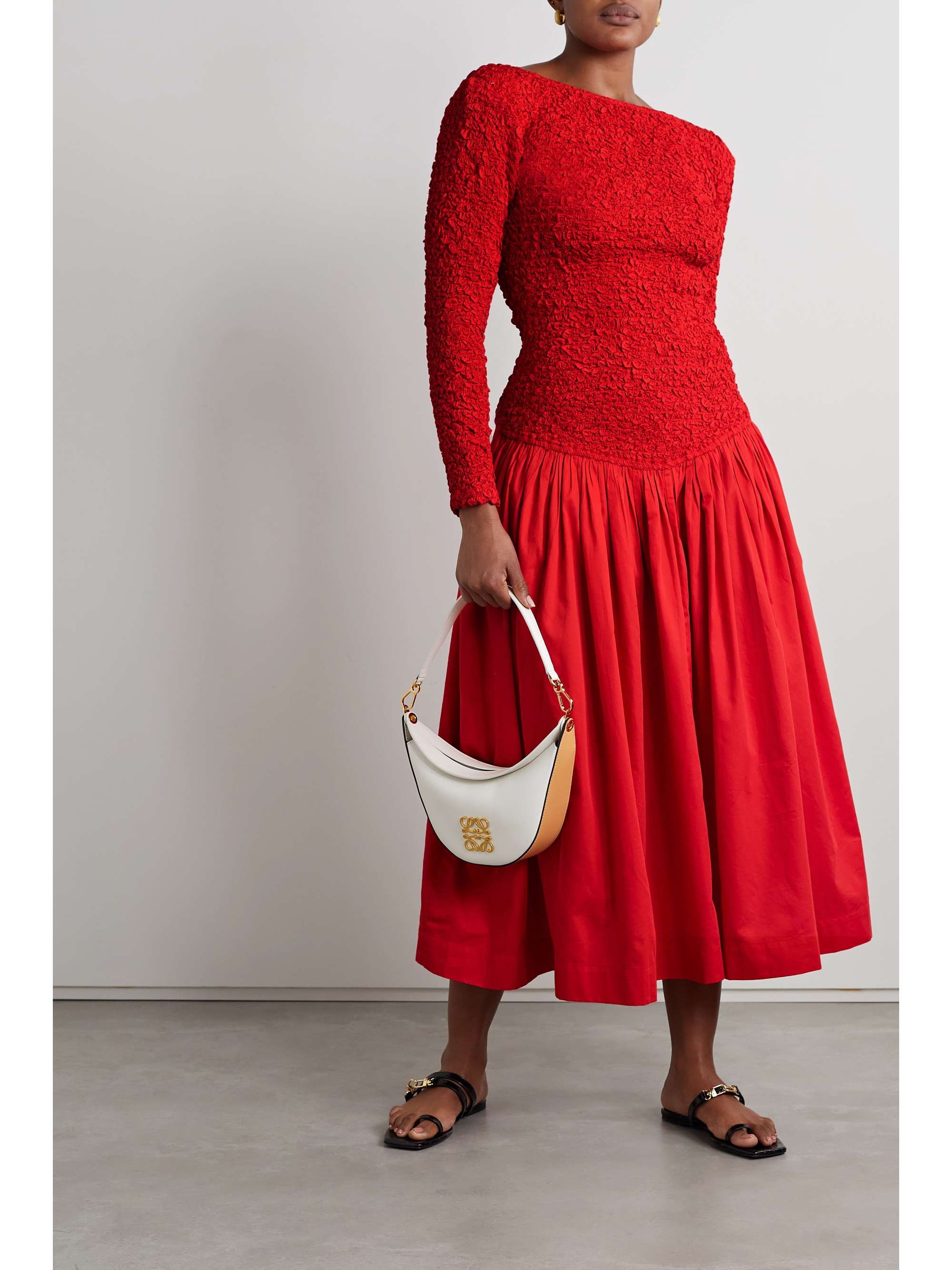 MARA HOFFMAN + NET SUSTAIN Mereba organic cottonpoplin and popcorn