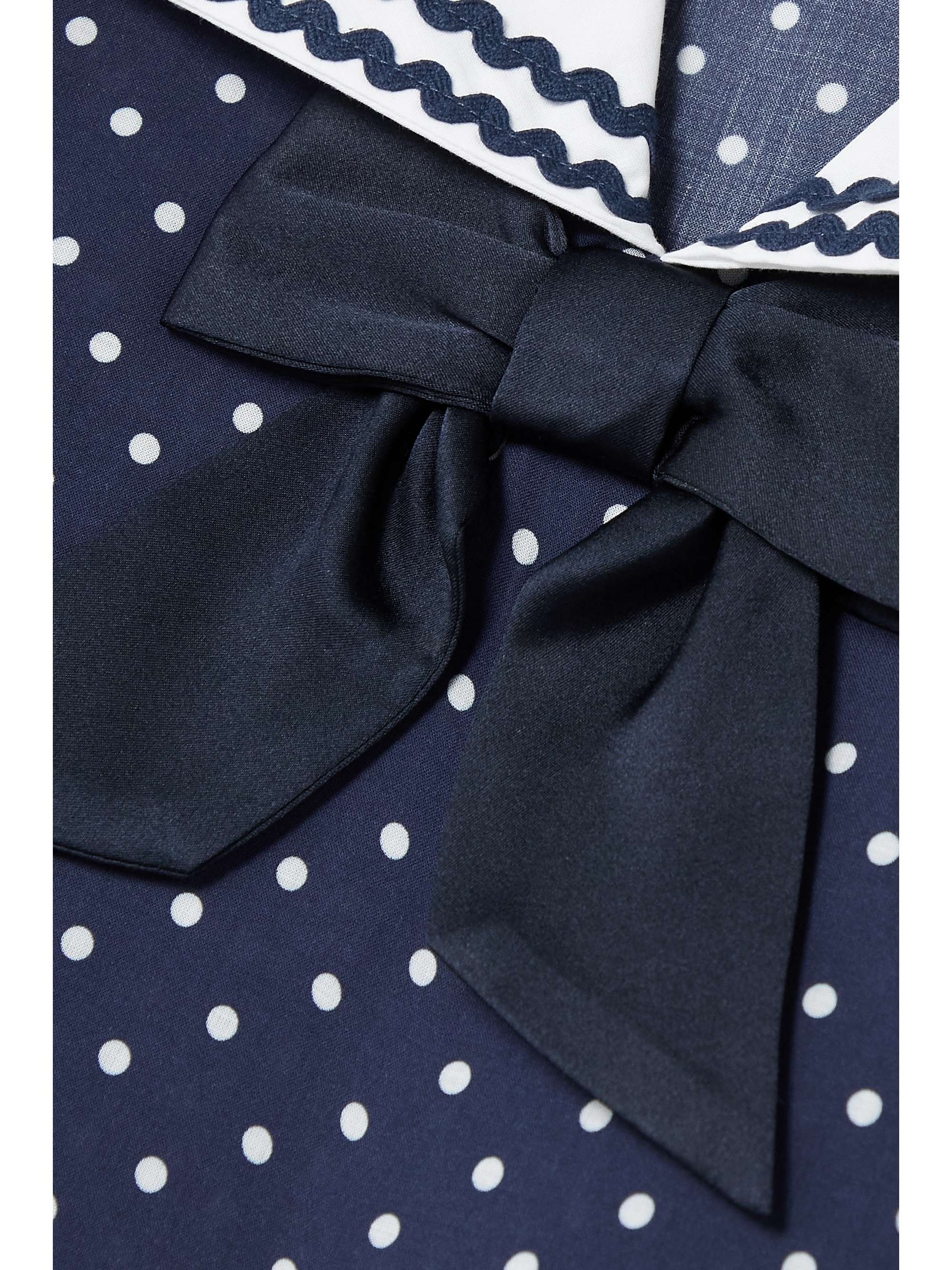 RIXO Velma polka-dot crepe pajama set