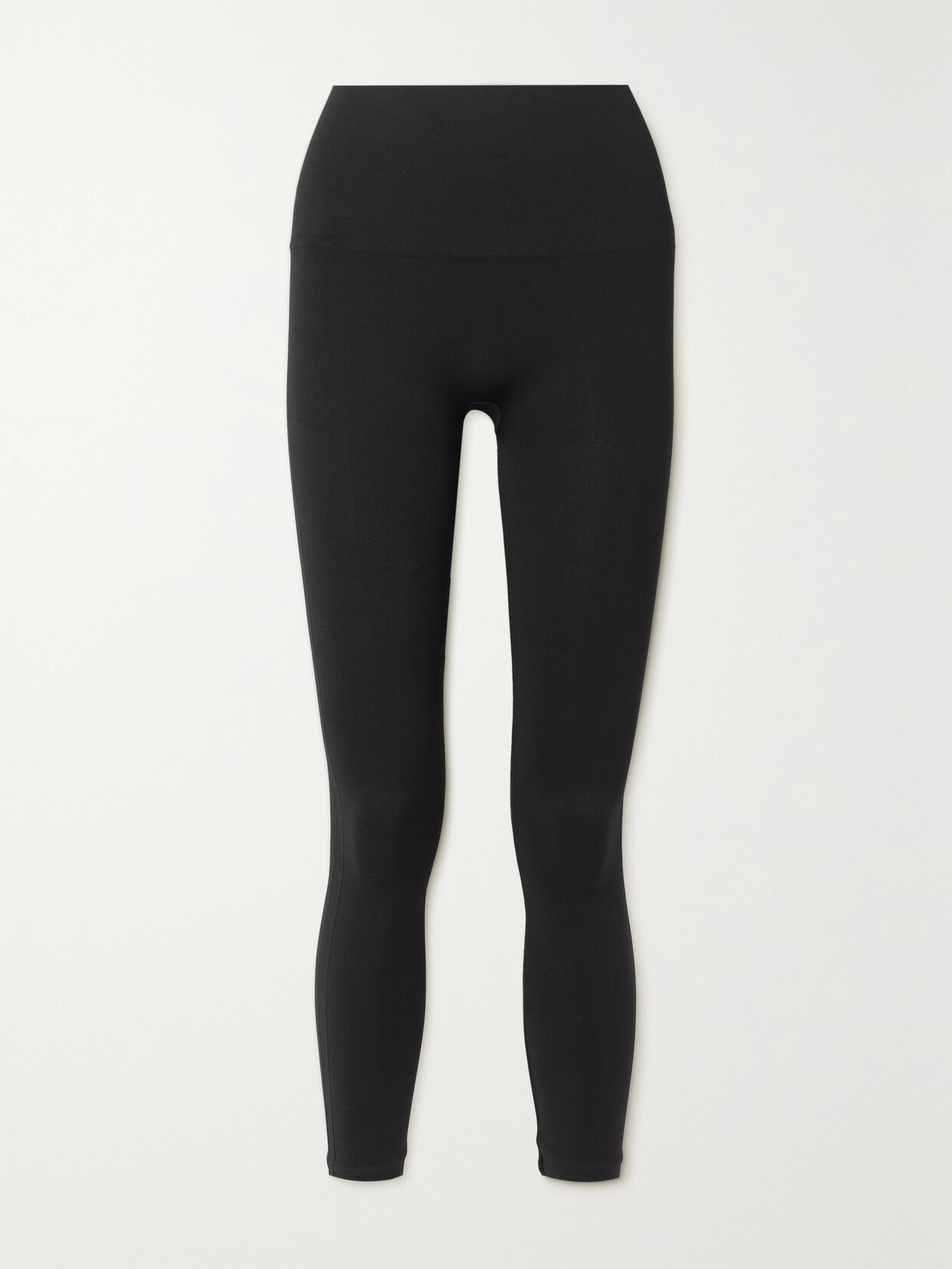 SPANX SEAMLESS RIBBED STRETCH-JERSEY LEGGINGS