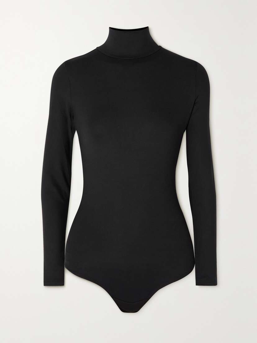 Spanx Suit Yourself Stretch-jersey Turtleneck Bodysuit