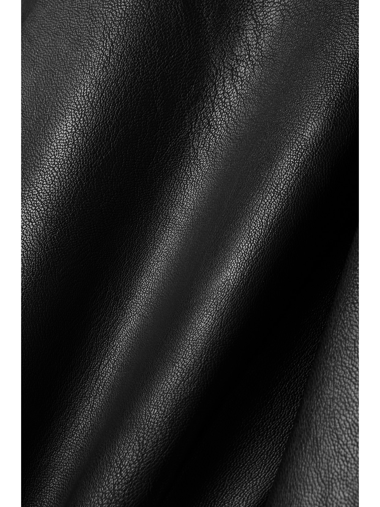 Spanx Womens Noir Black Leather-like Flare Pant M In Black