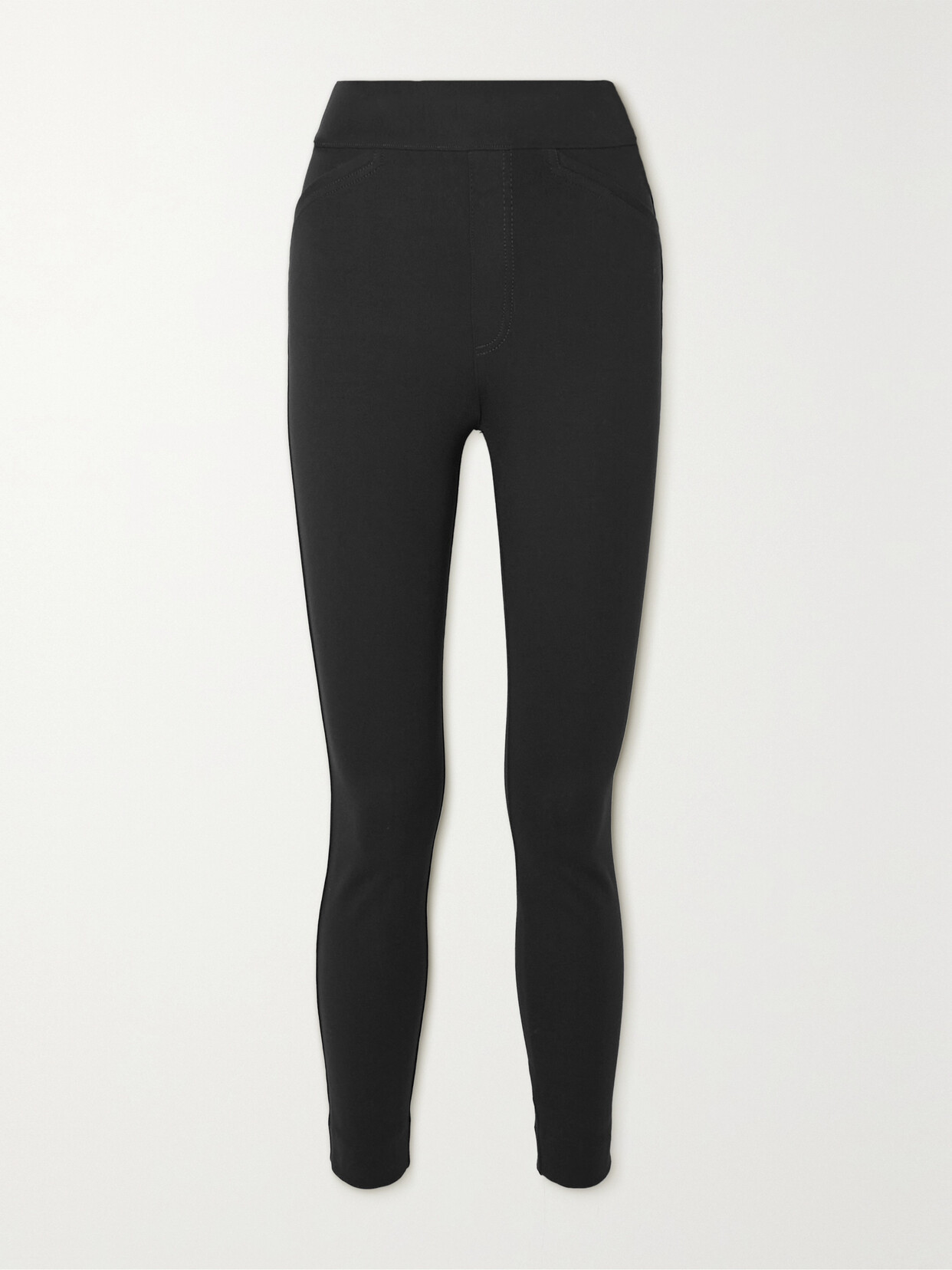 Spanx Stretch-jersey Leggings In Black