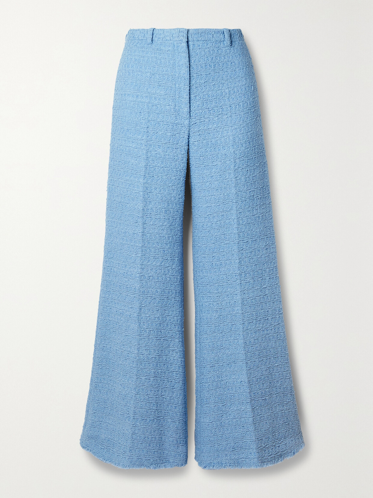 OSCAR DE LA RENTA COTTON-BLEND TWEED FLARED PANTS