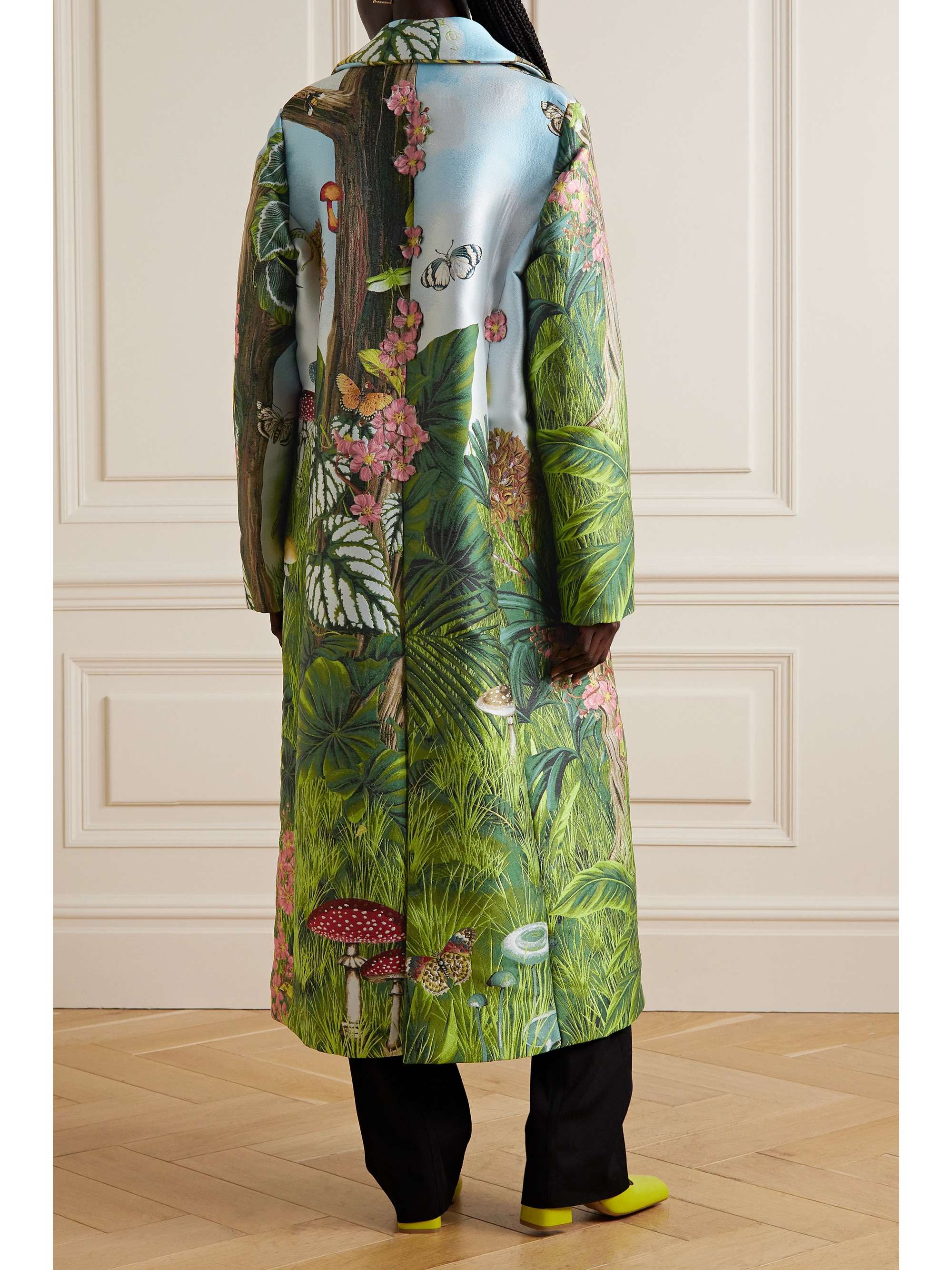 OSCAR DE LA RENTA Jacquard coat