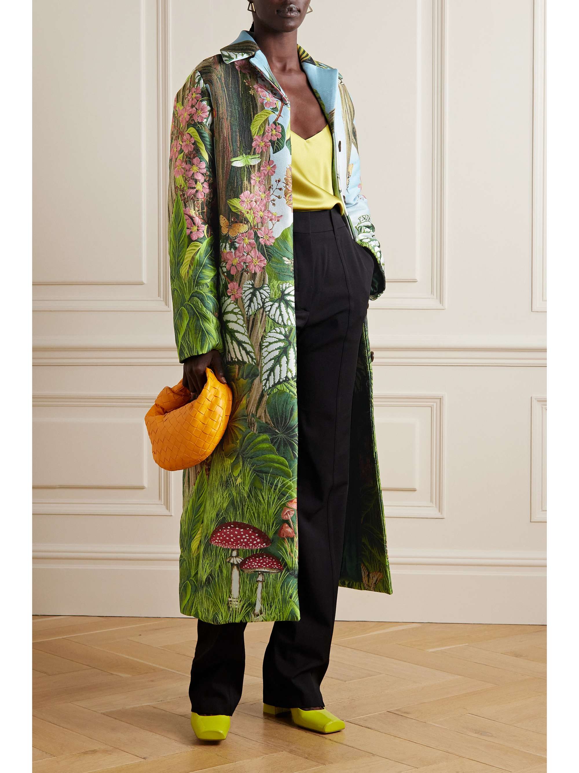 OSCAR DE LA RENTA Jacquard coat