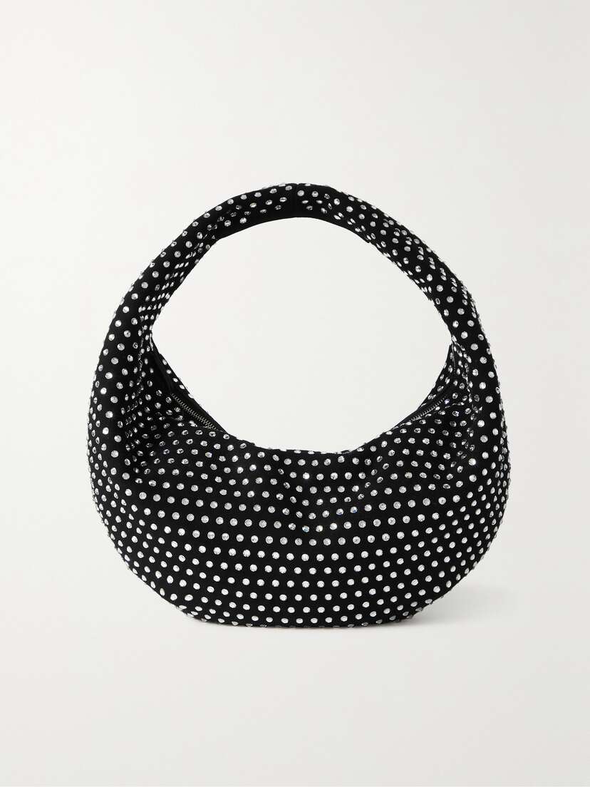 Khaite Olivia Medium Crystal-embellished Suede Tote -  - One size