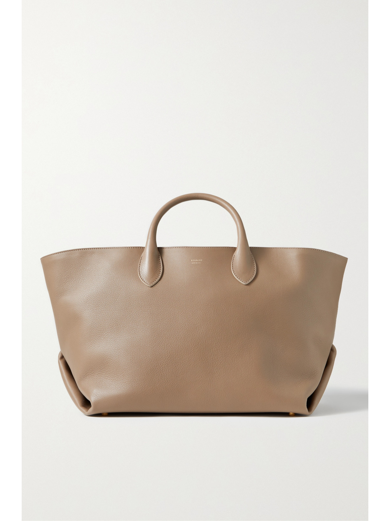 Khaite - Amelia Medium Leather Tote - Neutrals