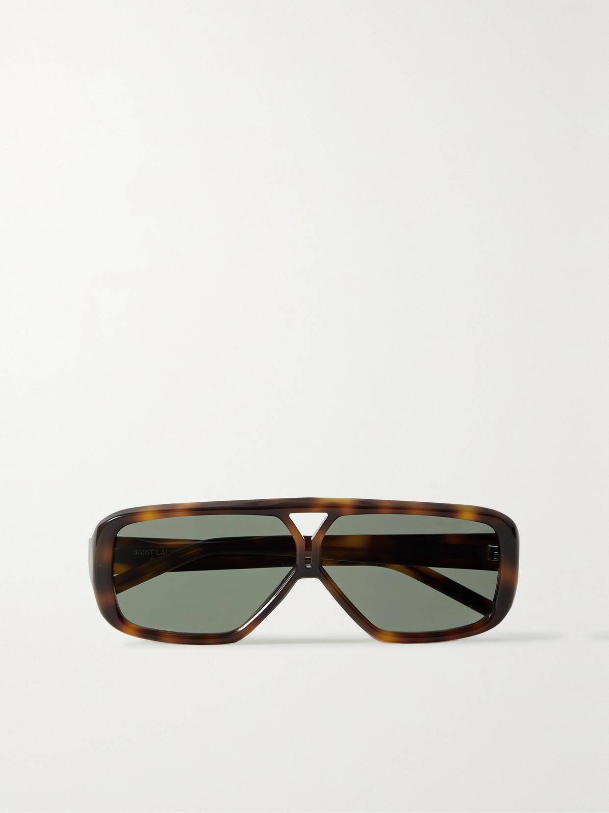 SAINT LAURENT Eyewear - Ysl Aviator-style Tortoiseshell Acetate Sunglasses - one size