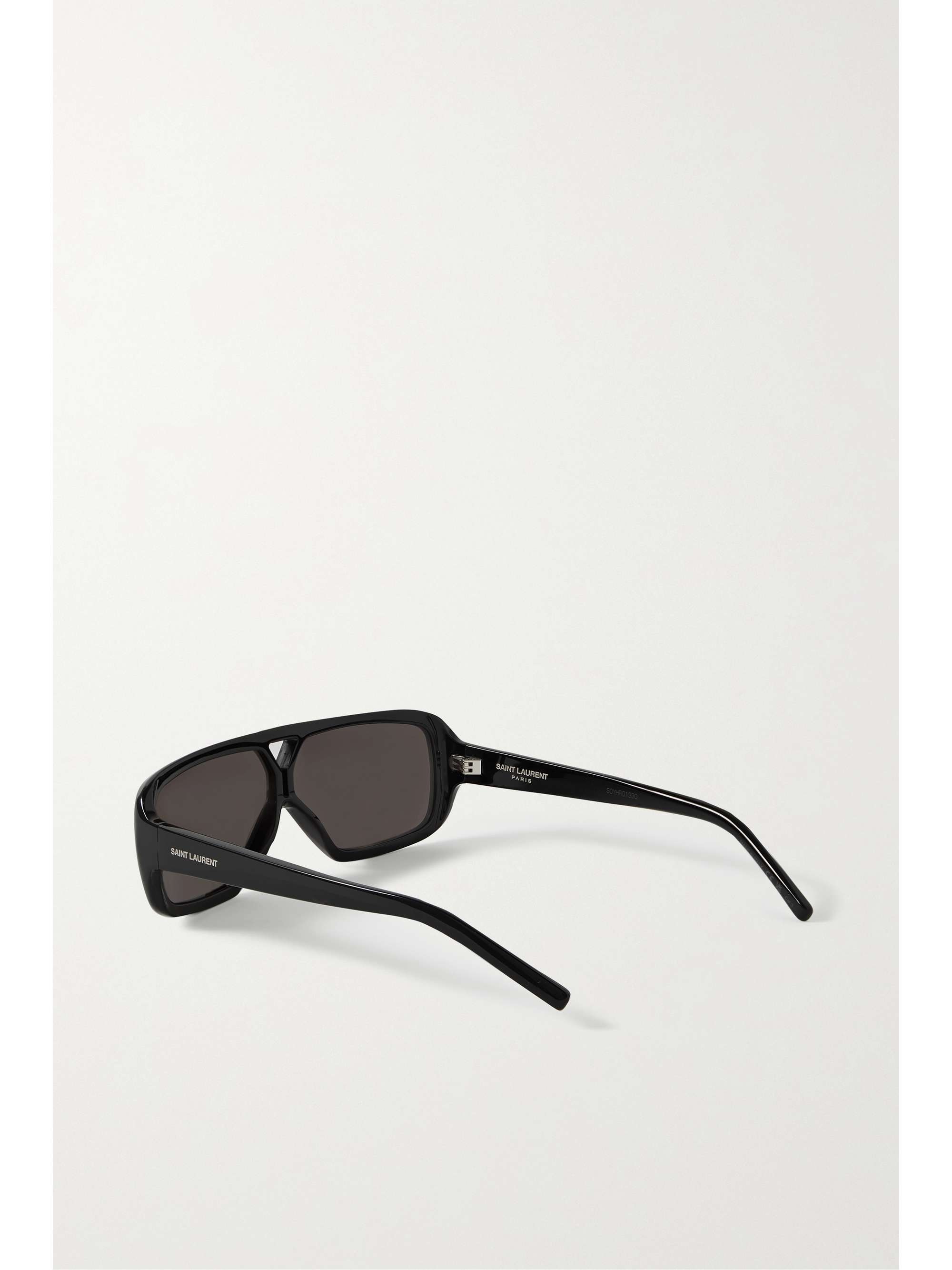 SAINT LAURENT EYEWEAR YSL aviator-style tortoiseshell acetate sunglasses