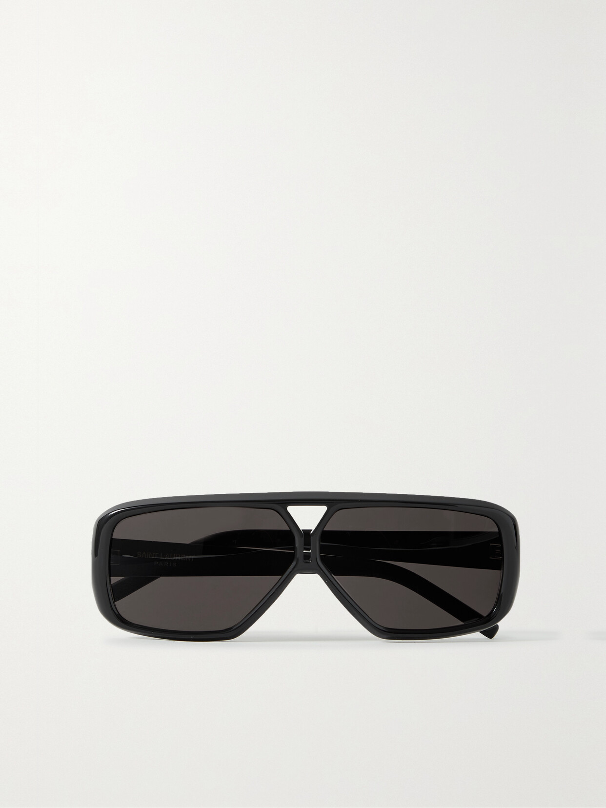 SAINT LAURENT Eyewear - Ysl Aviator-style Acetate Sunglasses - Black