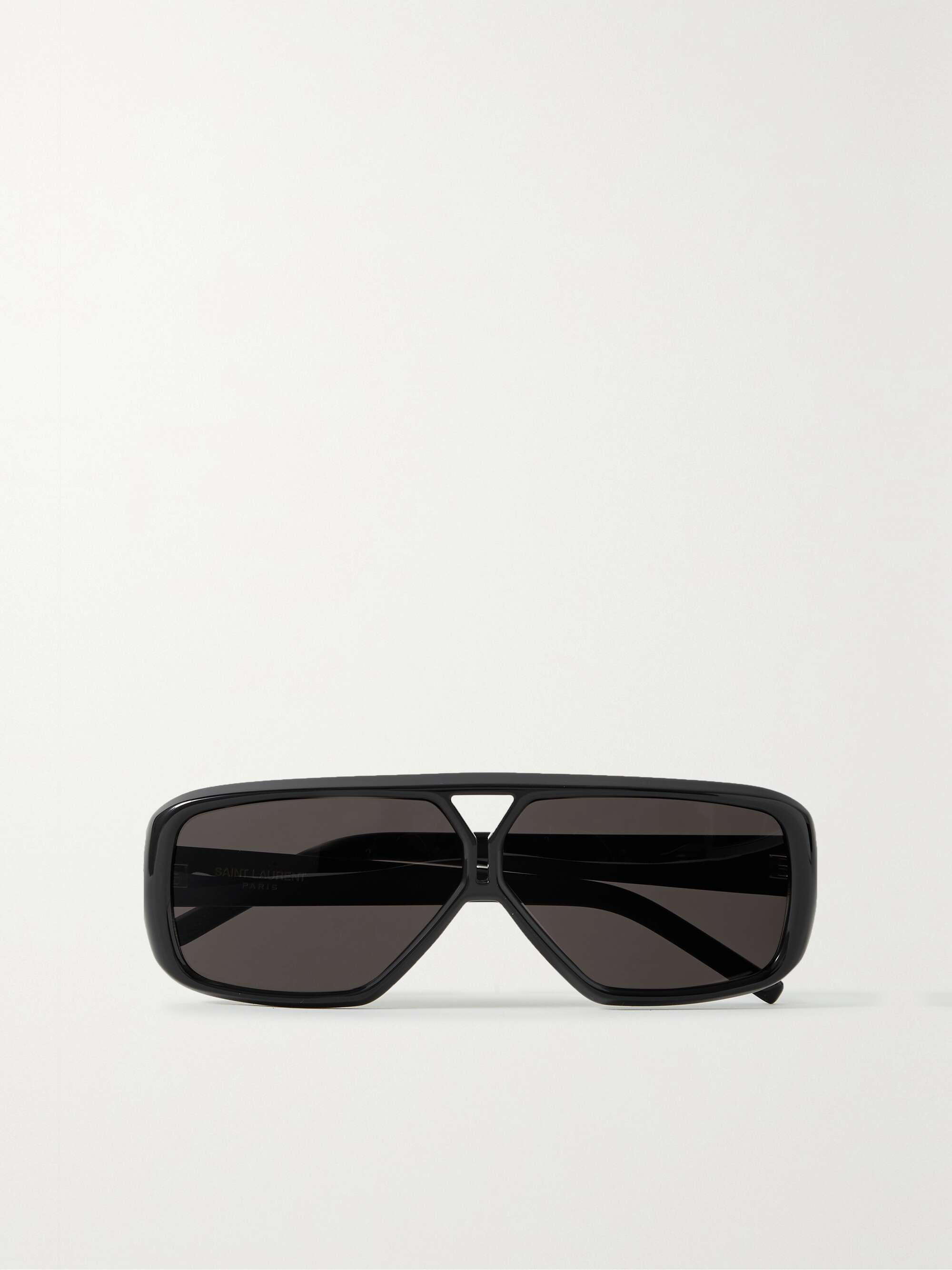 Ysl aviator sunglasses sales black