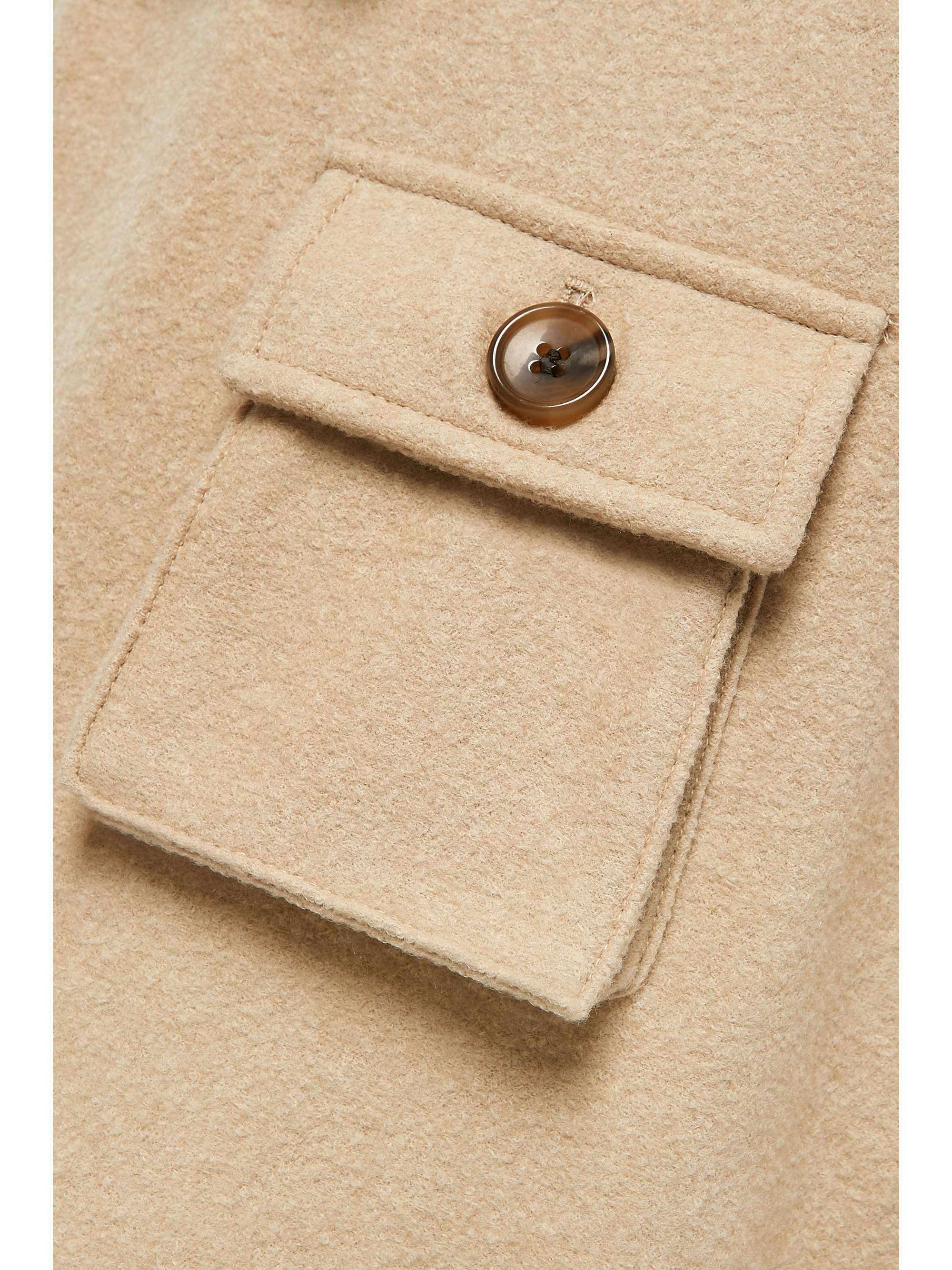 THE FRANKIE SHOP Hailey wool-blend felt tapered cargo pants | NET-A-PORTER