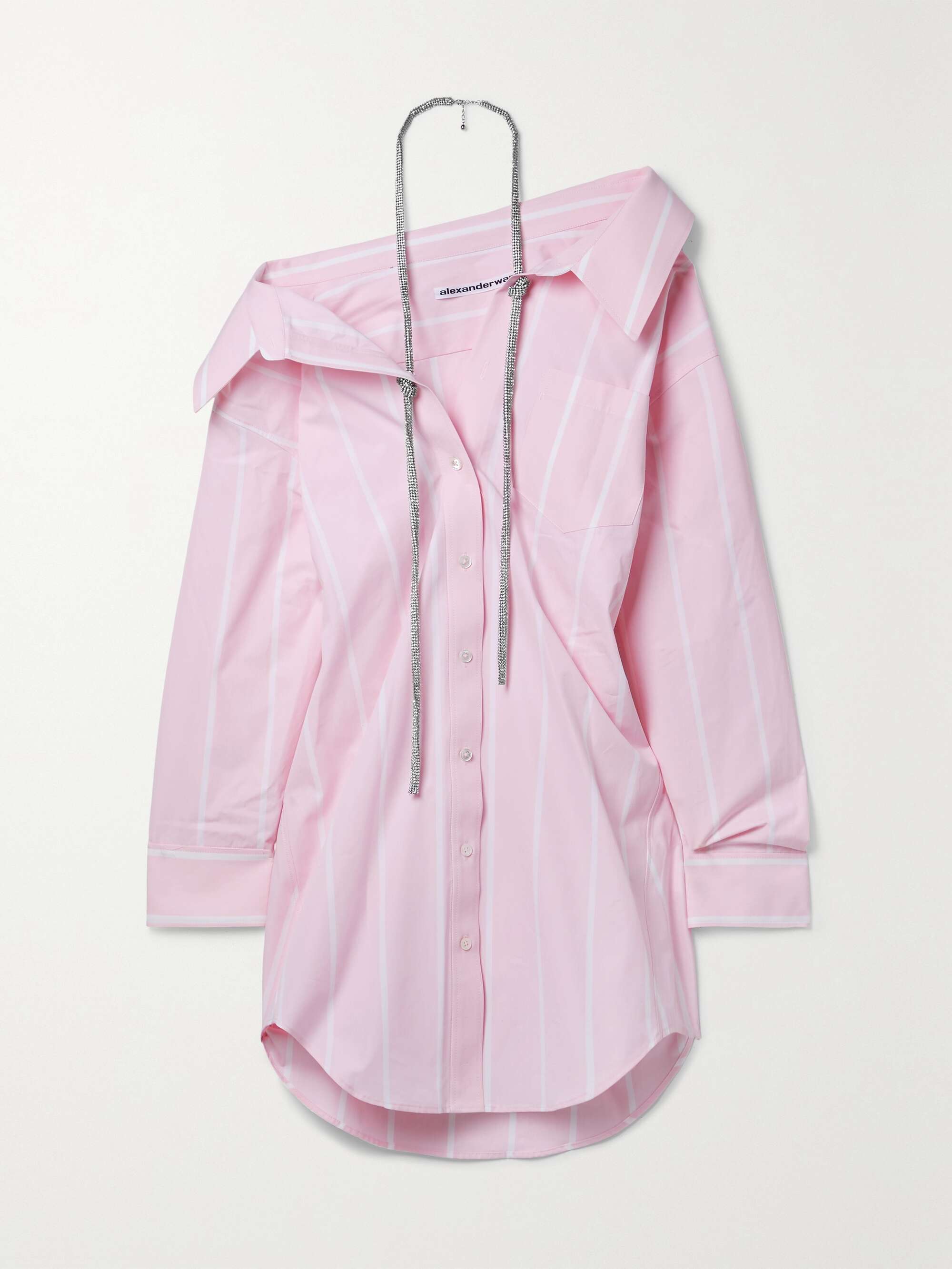 ALEXANDER WANG Delphine crystal-embellished mesh pumps | NET