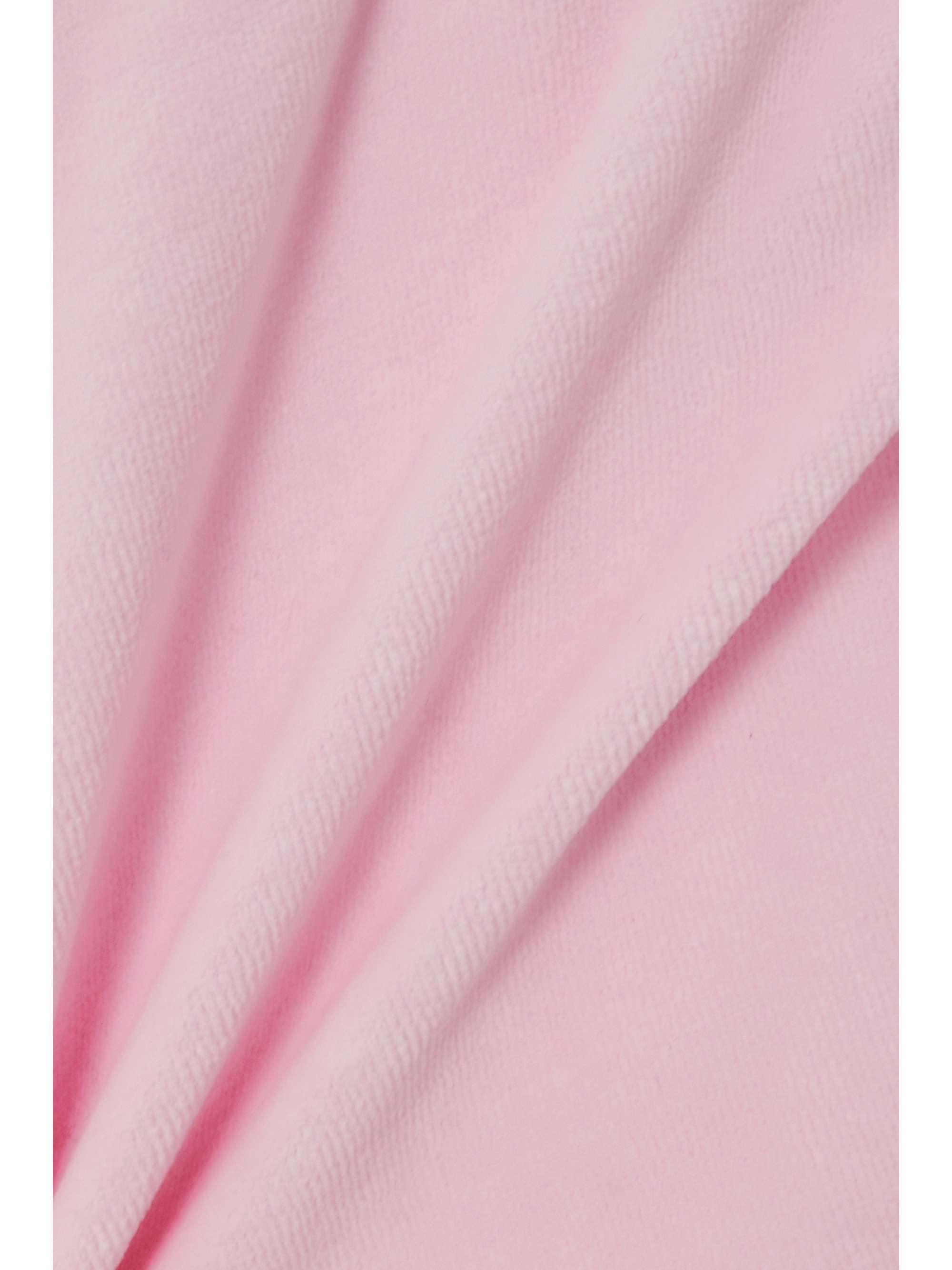 ALEXANDER WANG Cropped cotton-blend velour hoodie