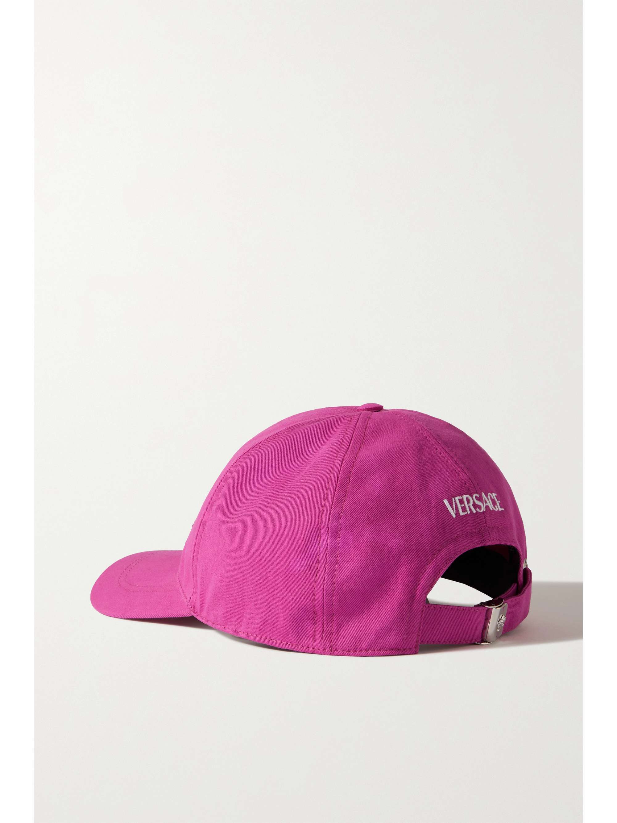 VERSACE Embroidered cotton-twill baseball cap