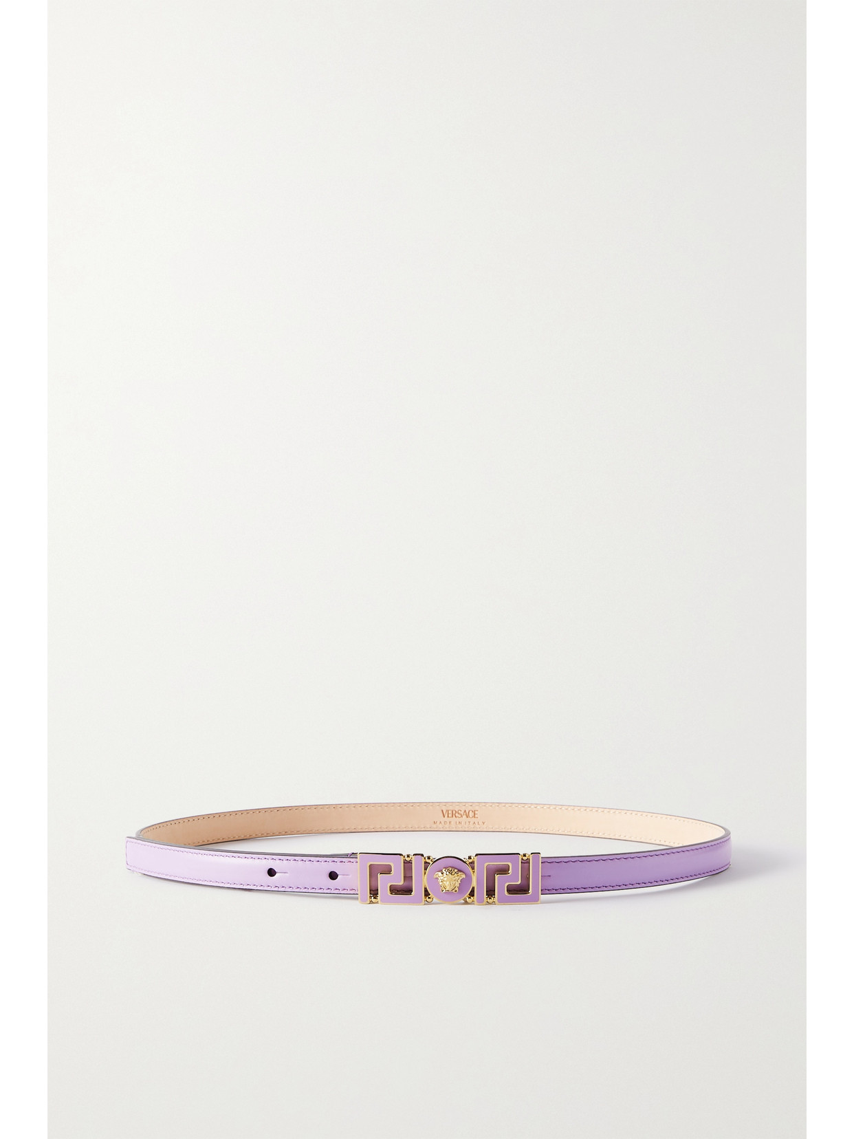 Versace - Leather Belt - Purple