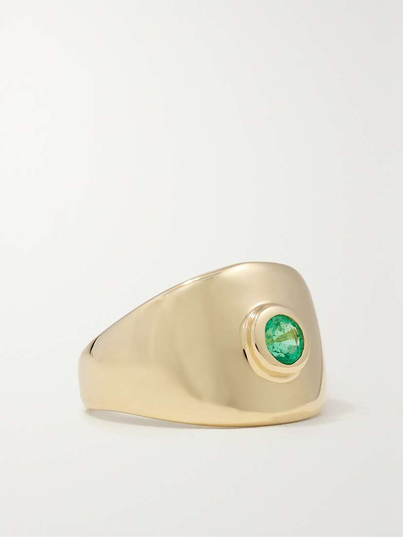 Mason and Books Becky 1-karat Gold Emerald Ring