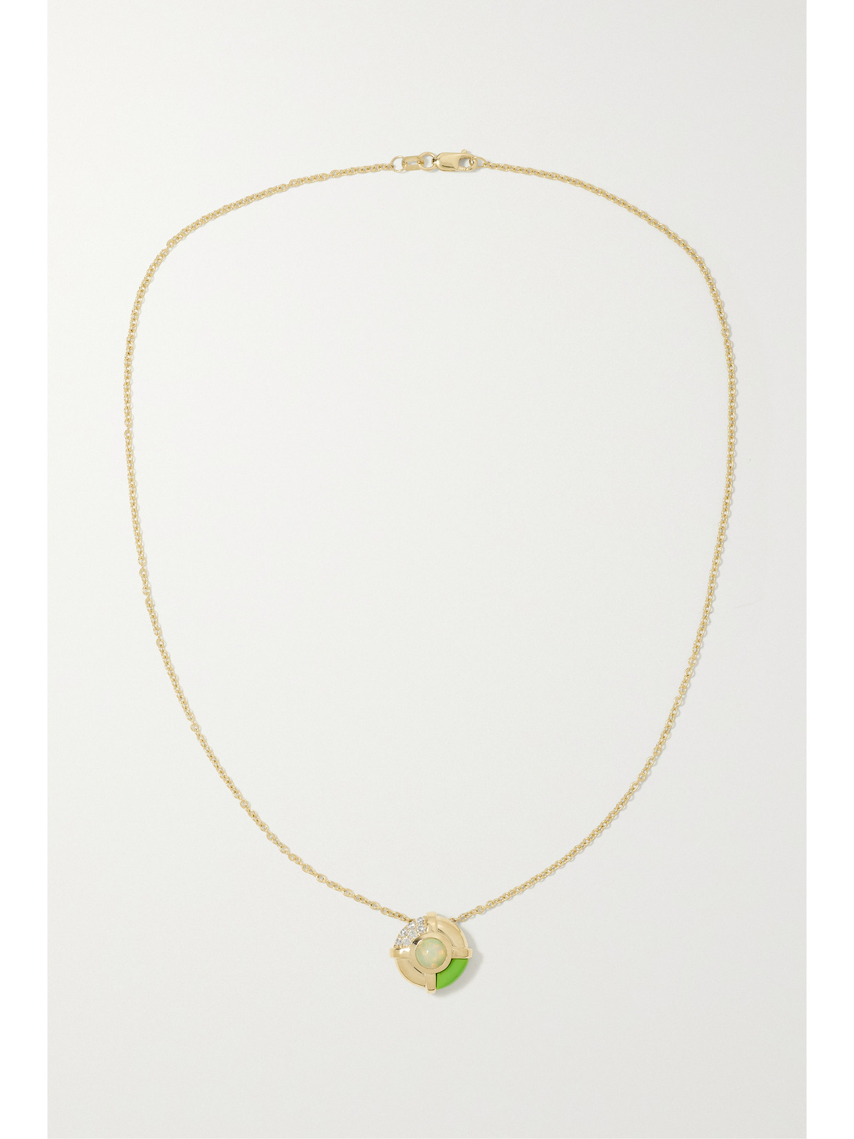 Mason And Books A Touch Of Sugar 14-karat Gold Multi-stone Necklace In Gold