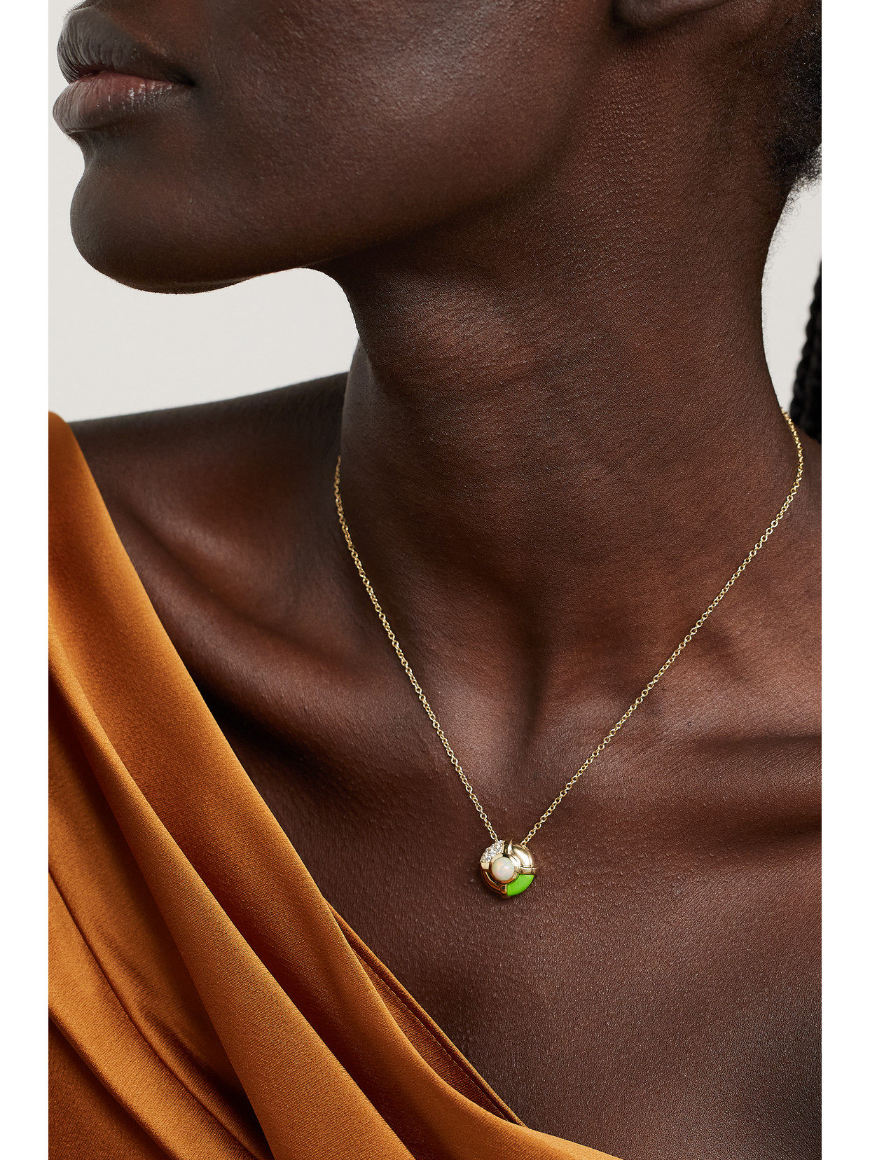 Mason And Books A Touch Of Sugar 14-karat Gold Multi-stone Necklace In Gold