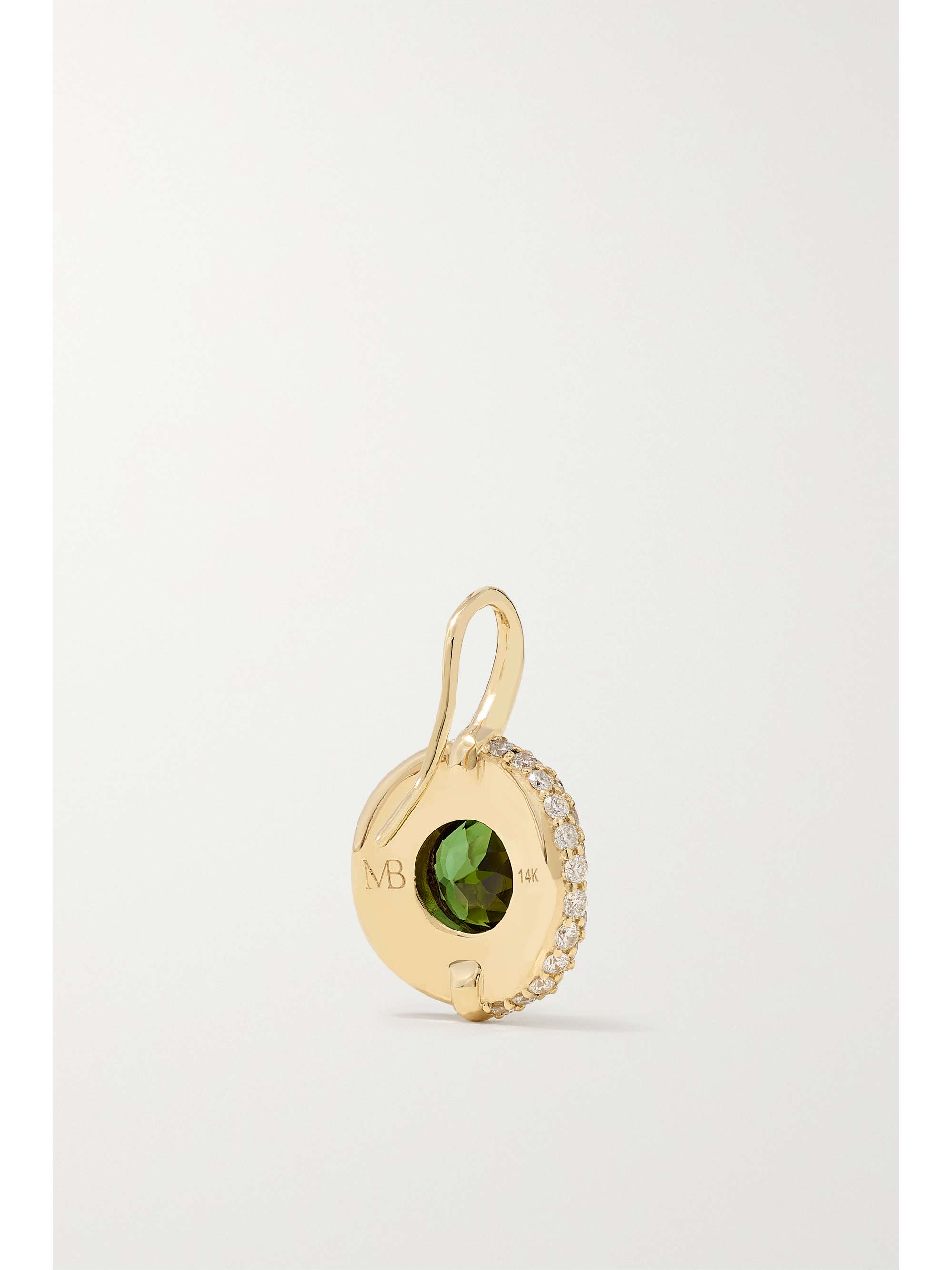MASON AND BOOKS Sugar and Spice 14-karat gold multi-stone earrings