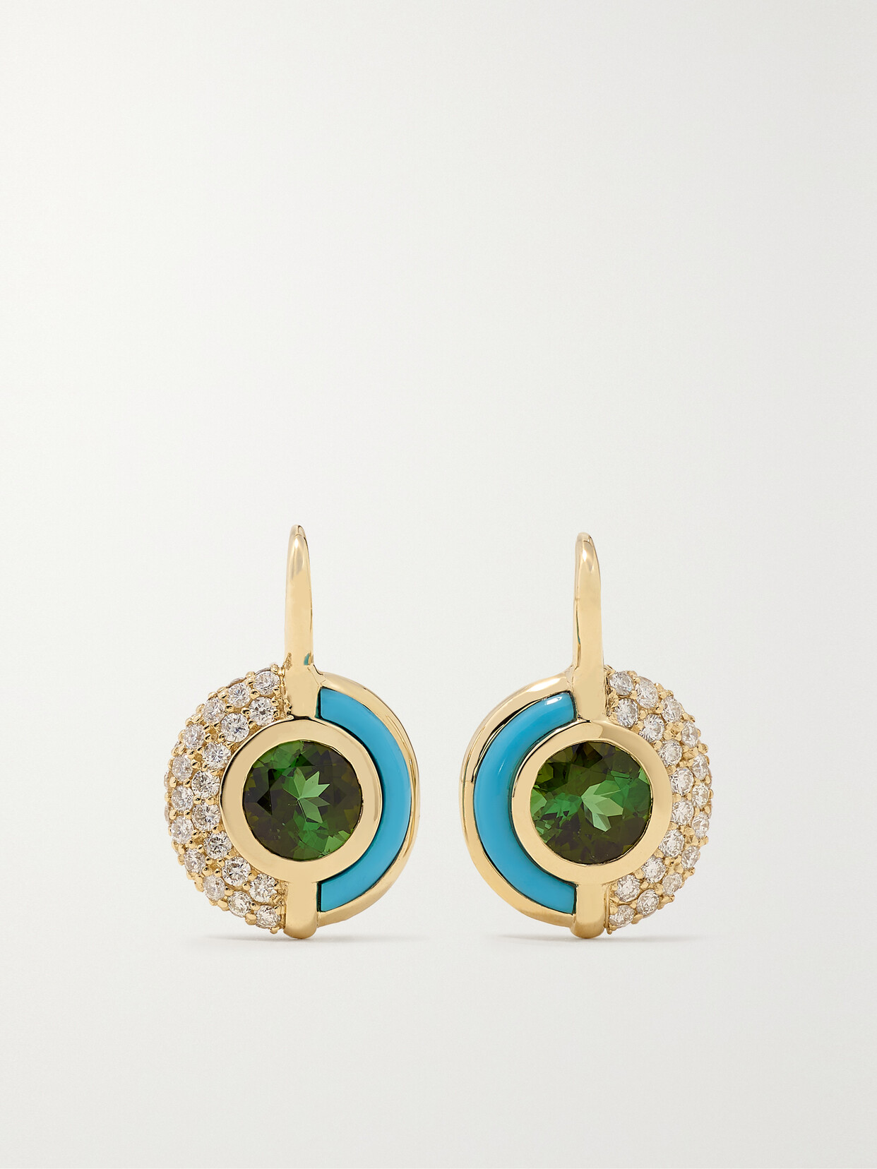 Mason and Books - Sugar And Spice 14-karat Gold Multi-stone Earrings - one size