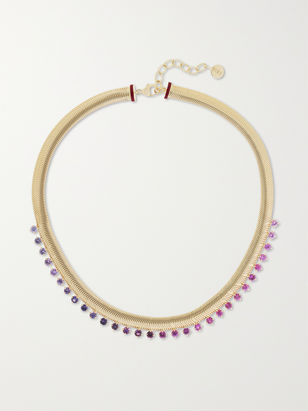 Shop Emily P Wheeler + Net Sustain Thelma 18-karat Recycled Gold Sapphire Necklace