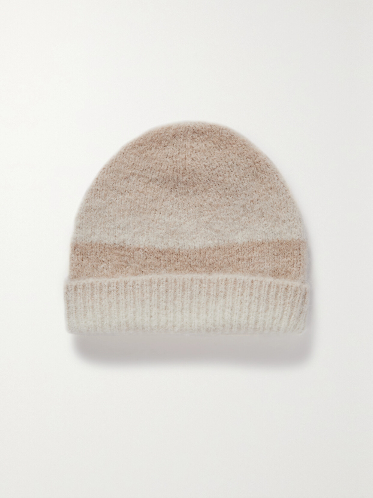 Joseph - Ombré Alpaca-blend Beanie - Ivory