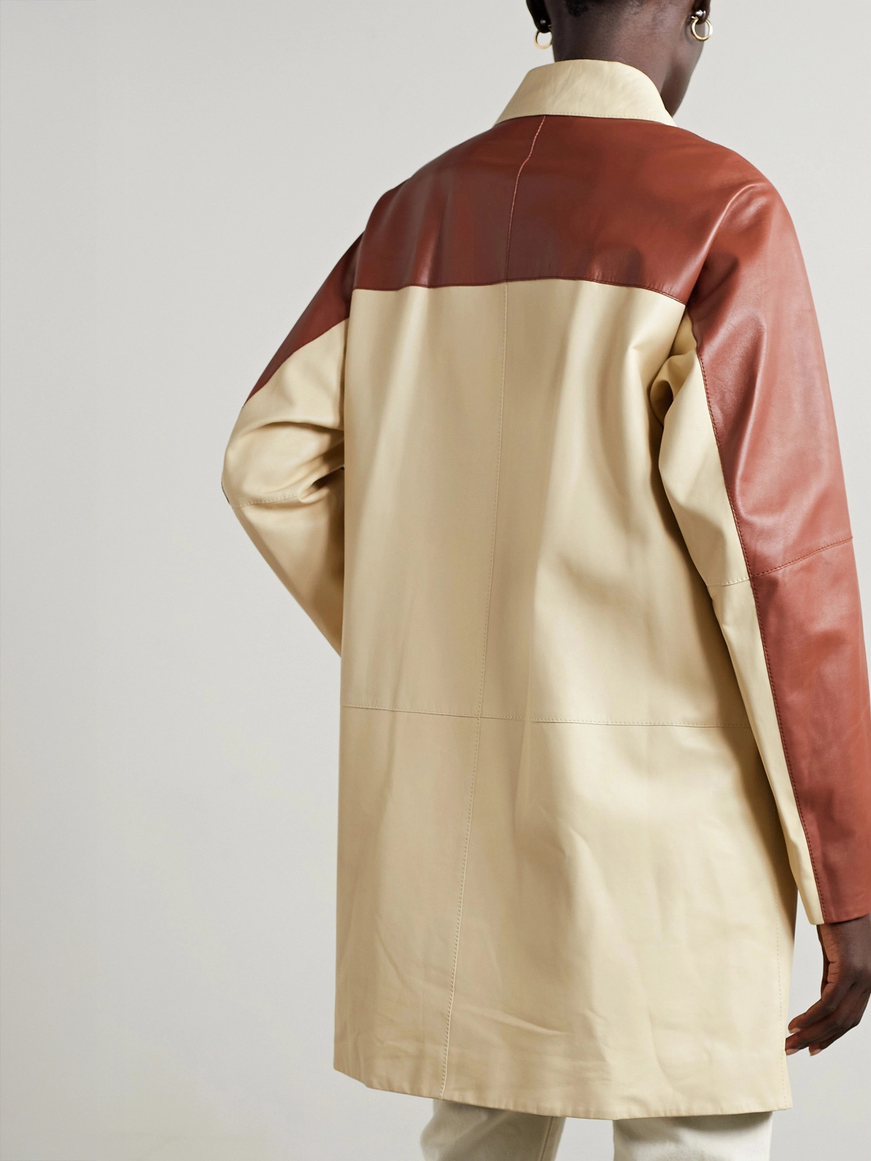 Oversized Two-Tone Jacket