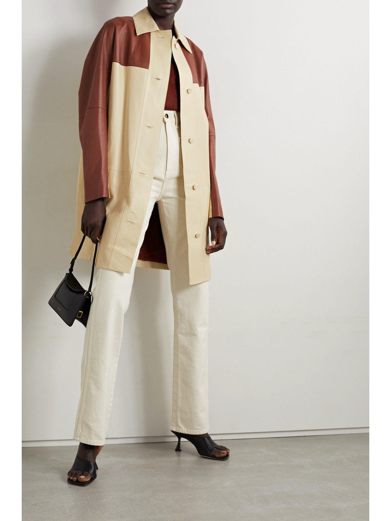 Oversized Two-Tone Jacket