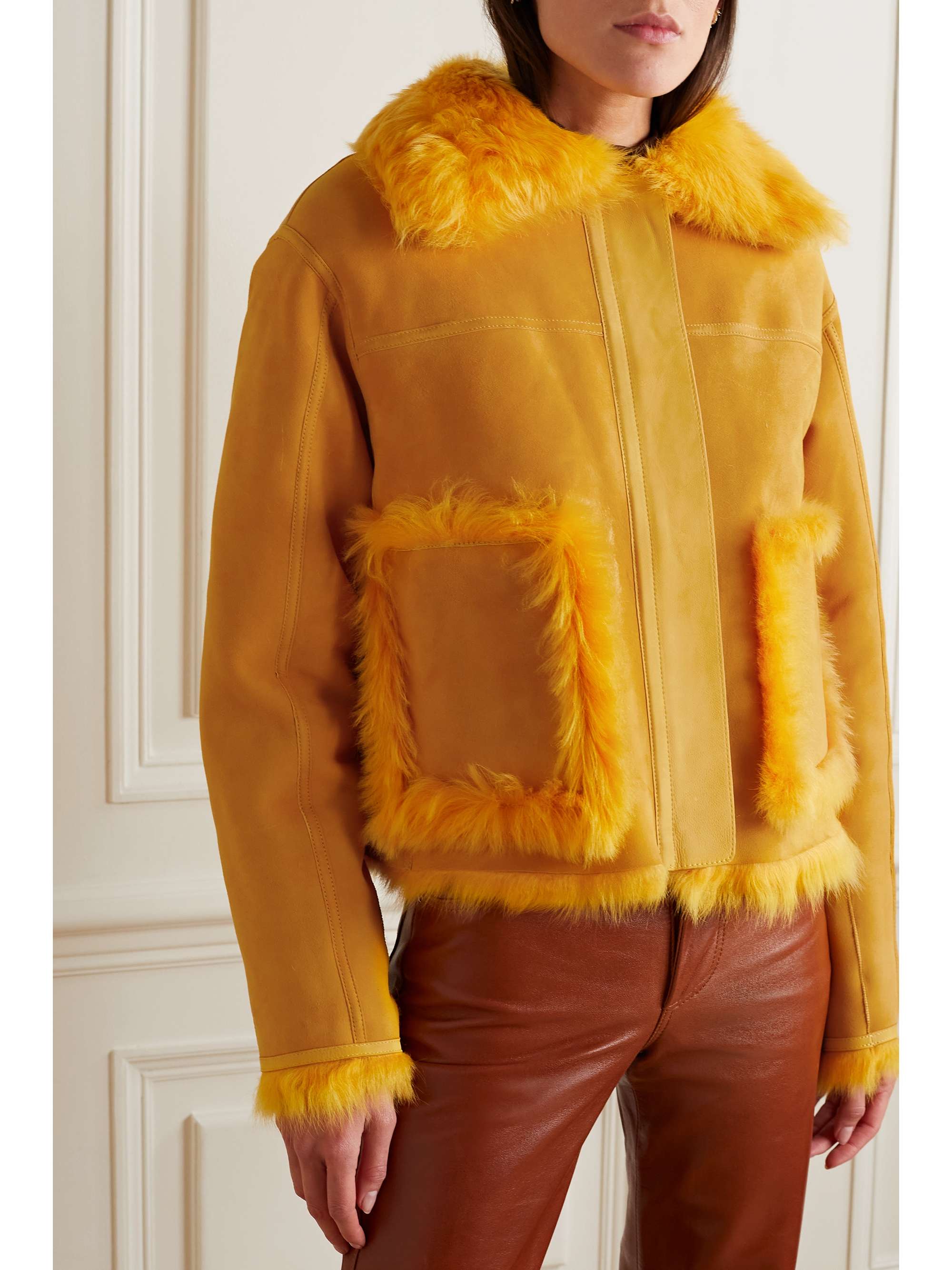 LAFAYETTE 148 正反两穿羊毛皮夹克