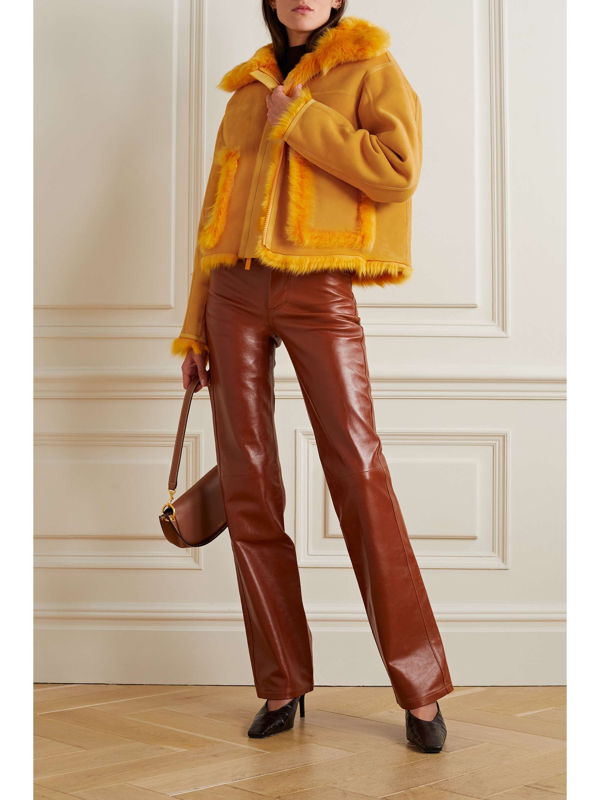 LAFAYETTE 148 正反两穿羊毛皮夹克