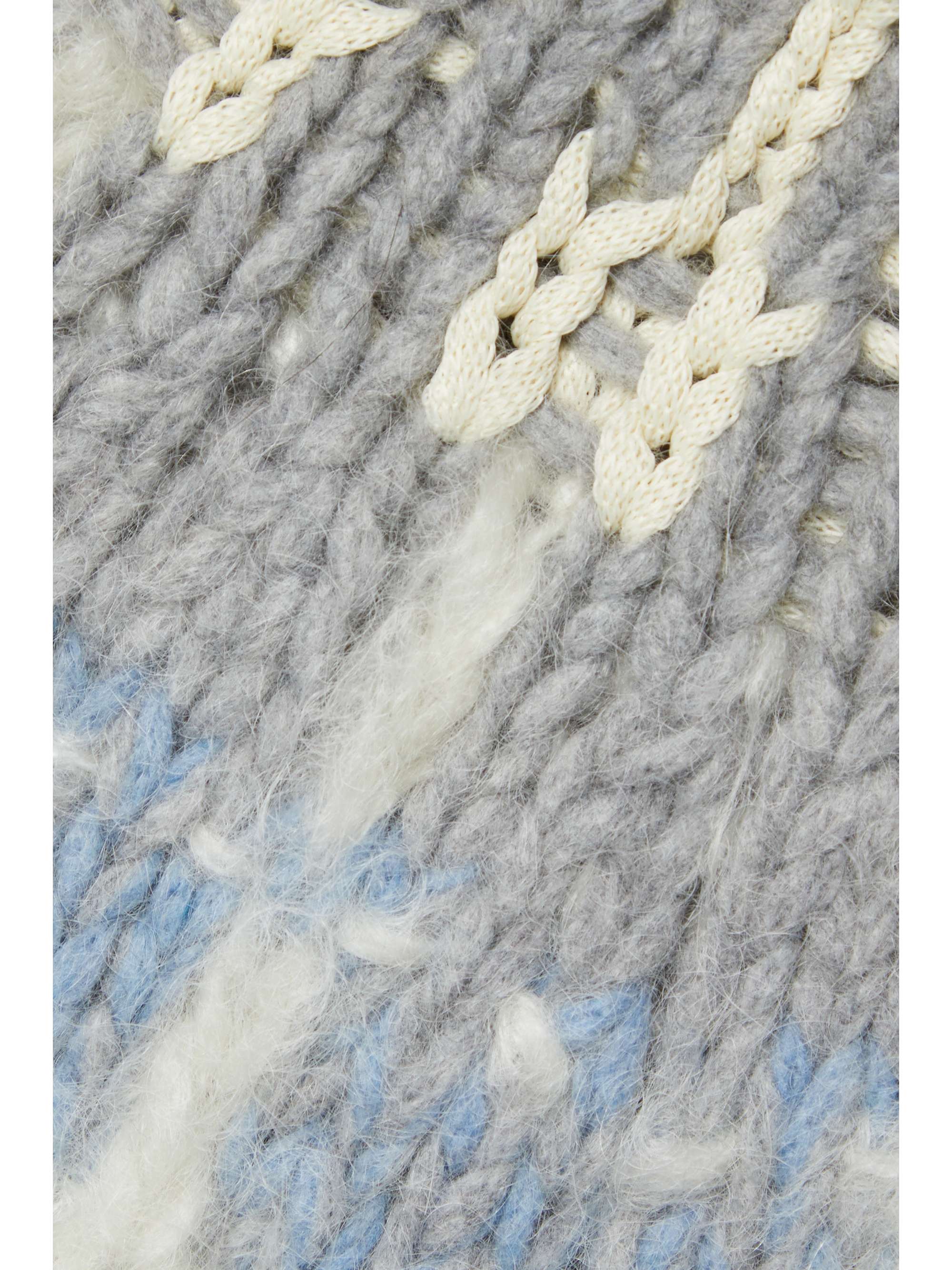 LAFAYETTE 148 Fair Isle recycled cashmere-blend sweater