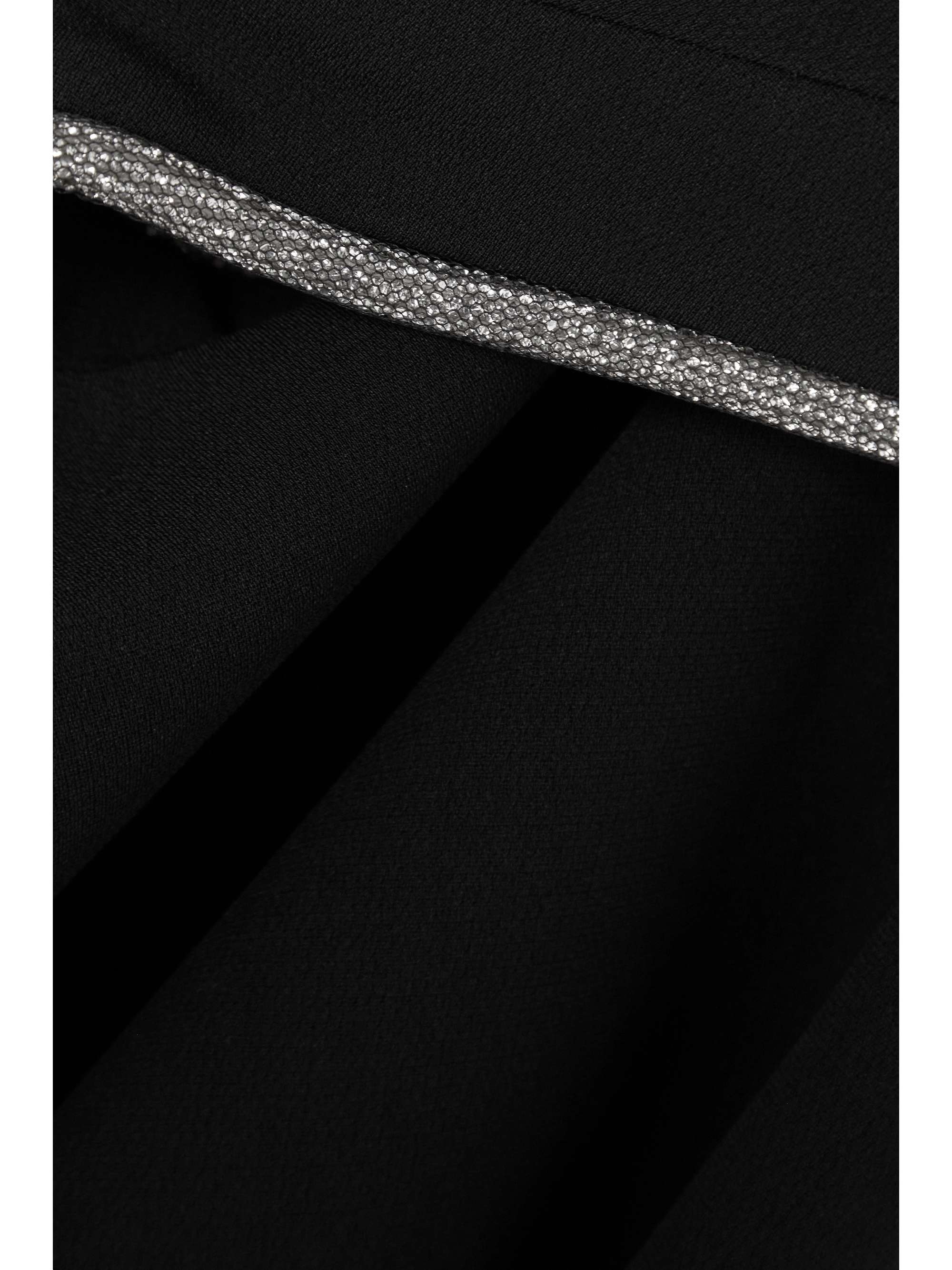 A.L.C. Hazel crystal-embellished cutout cady mini dress