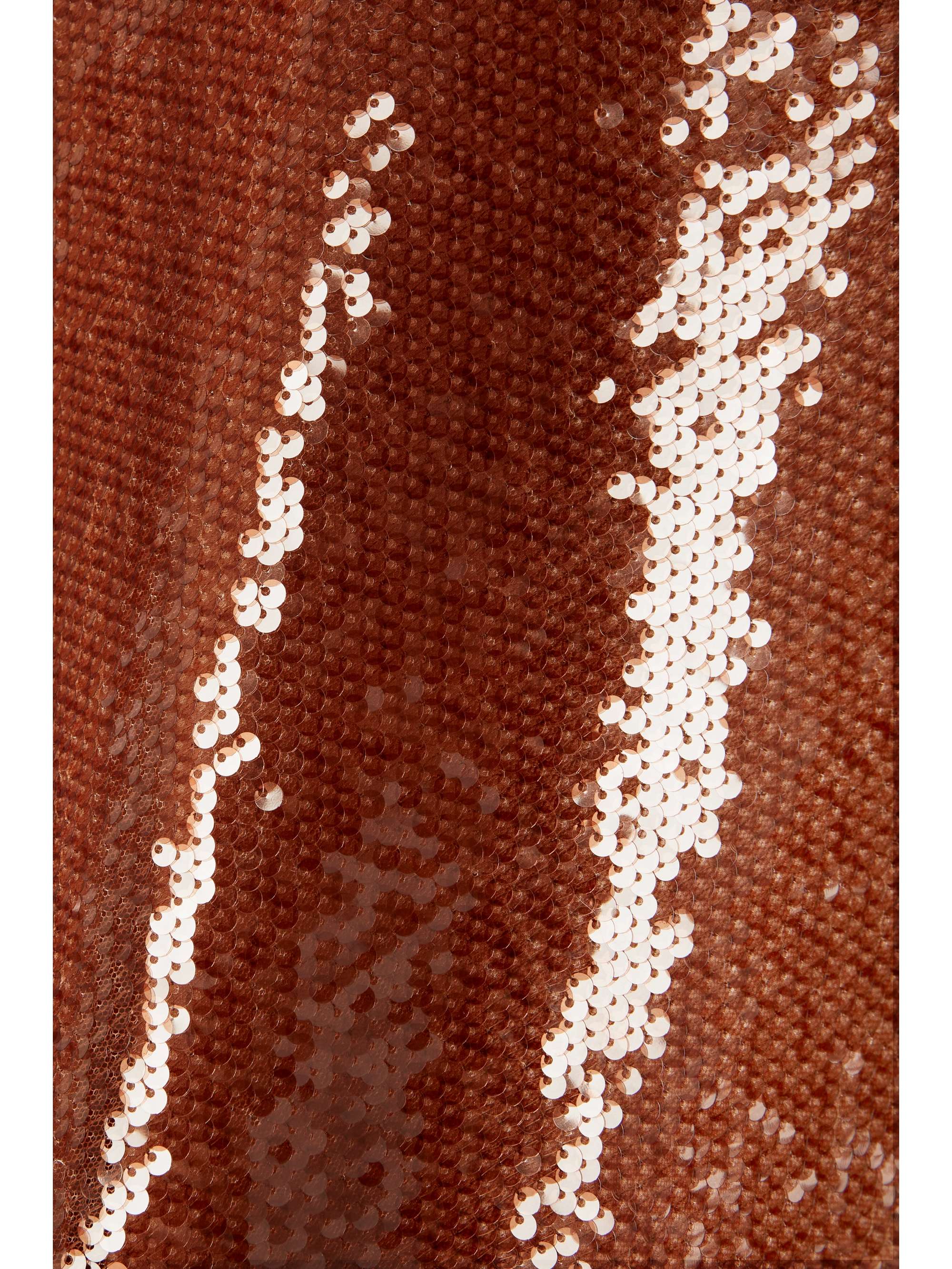 A.L.C. Reese sequin-embellished tulle midi skirt