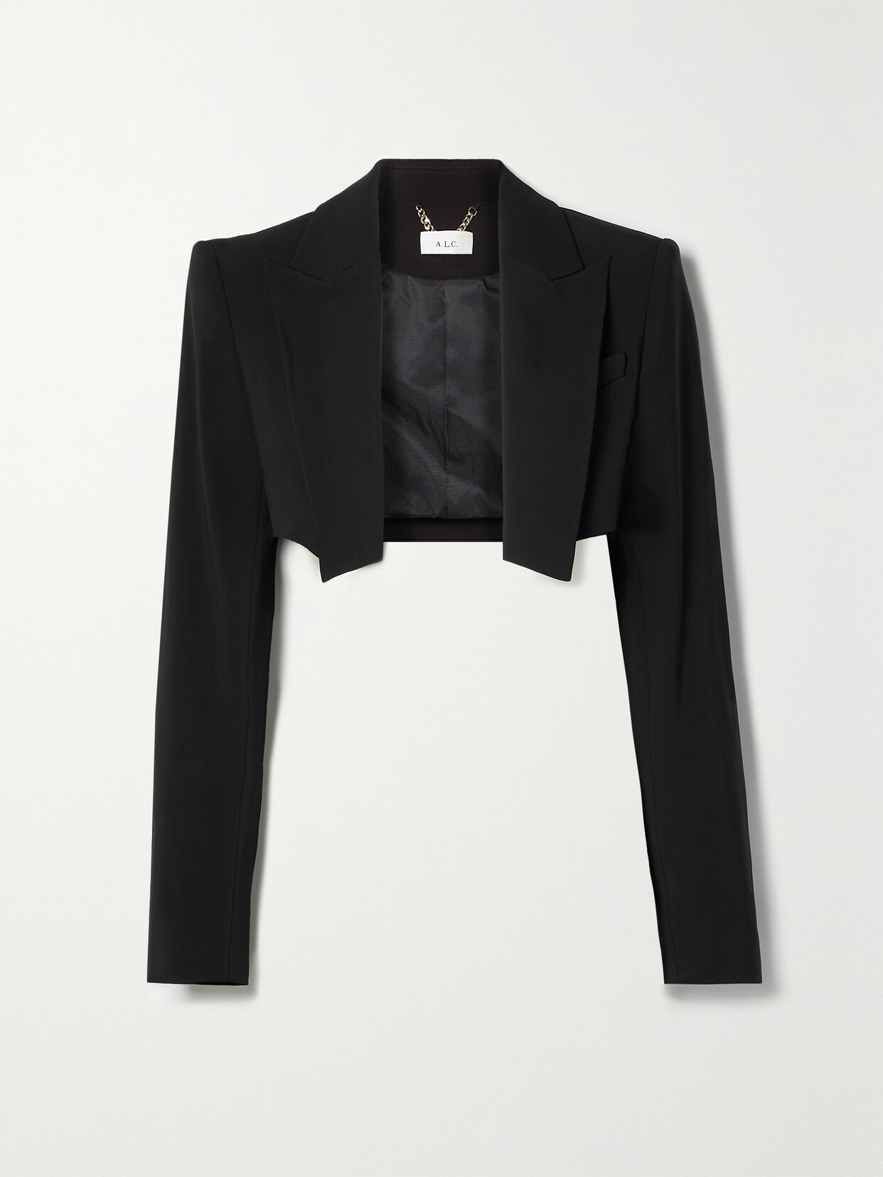 A.L.C. - Andrews Cropped Cady Blazer - Black